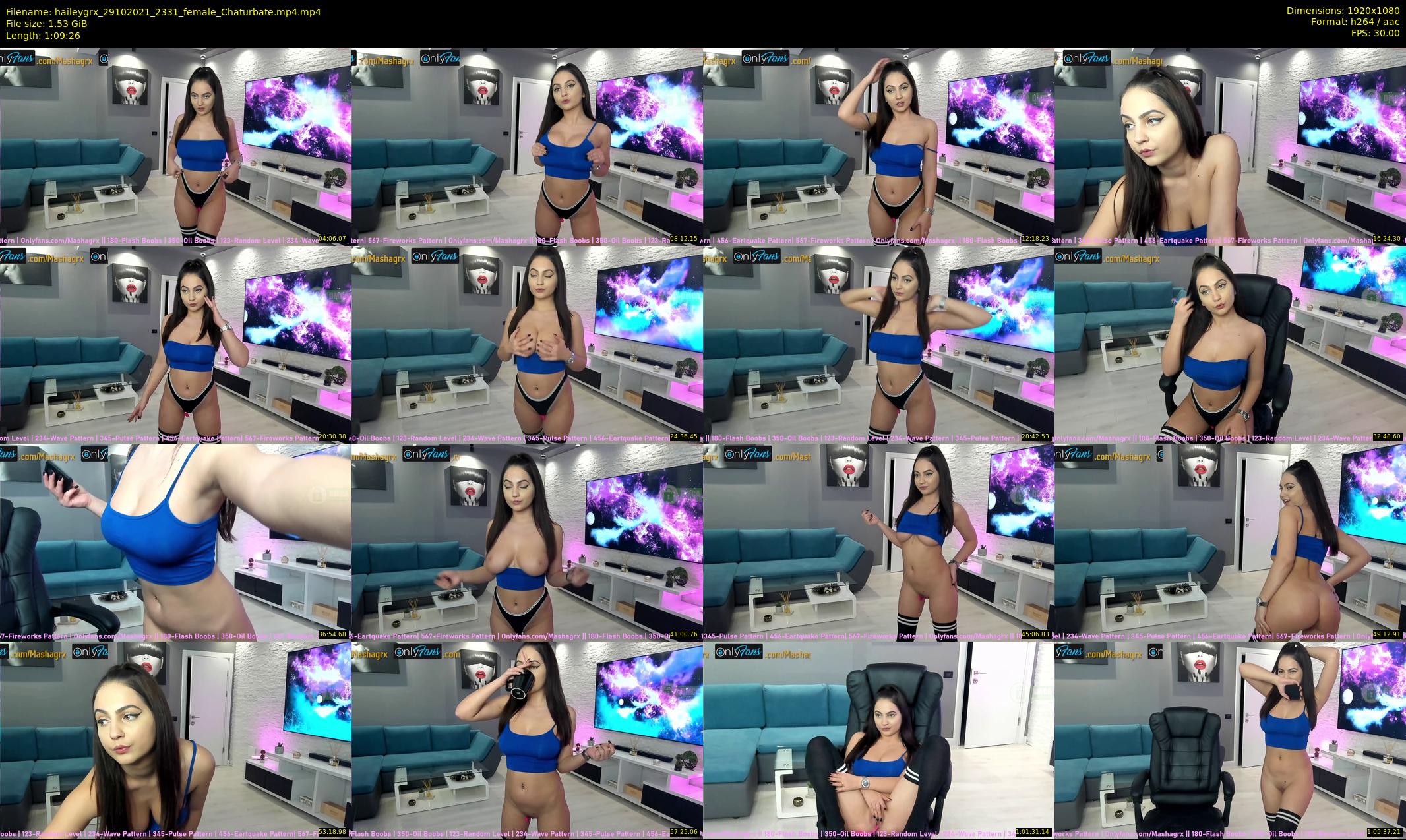 haileygrx — 70 minute Chaturbate female cam show recording, 1080p, Oct 29, 2021