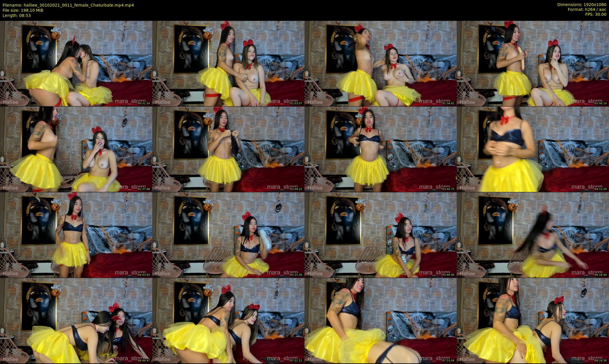 halliee — 9 minute Chaturbate couple cam show recording, 1080p, Oct 30, 2021