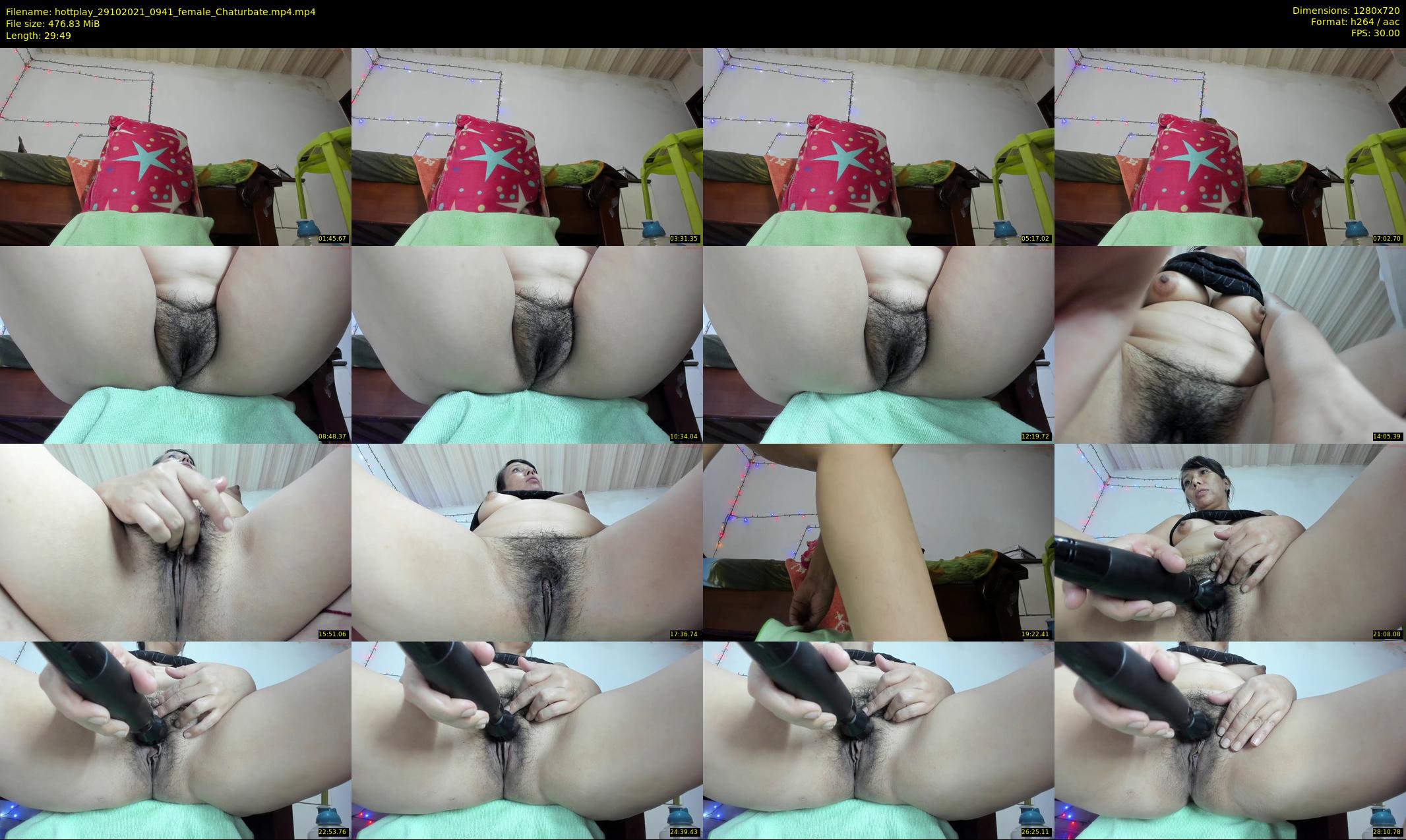 hottplay — 30 minute Chaturbate female cam show recording, 720p, Oct 29, 2021