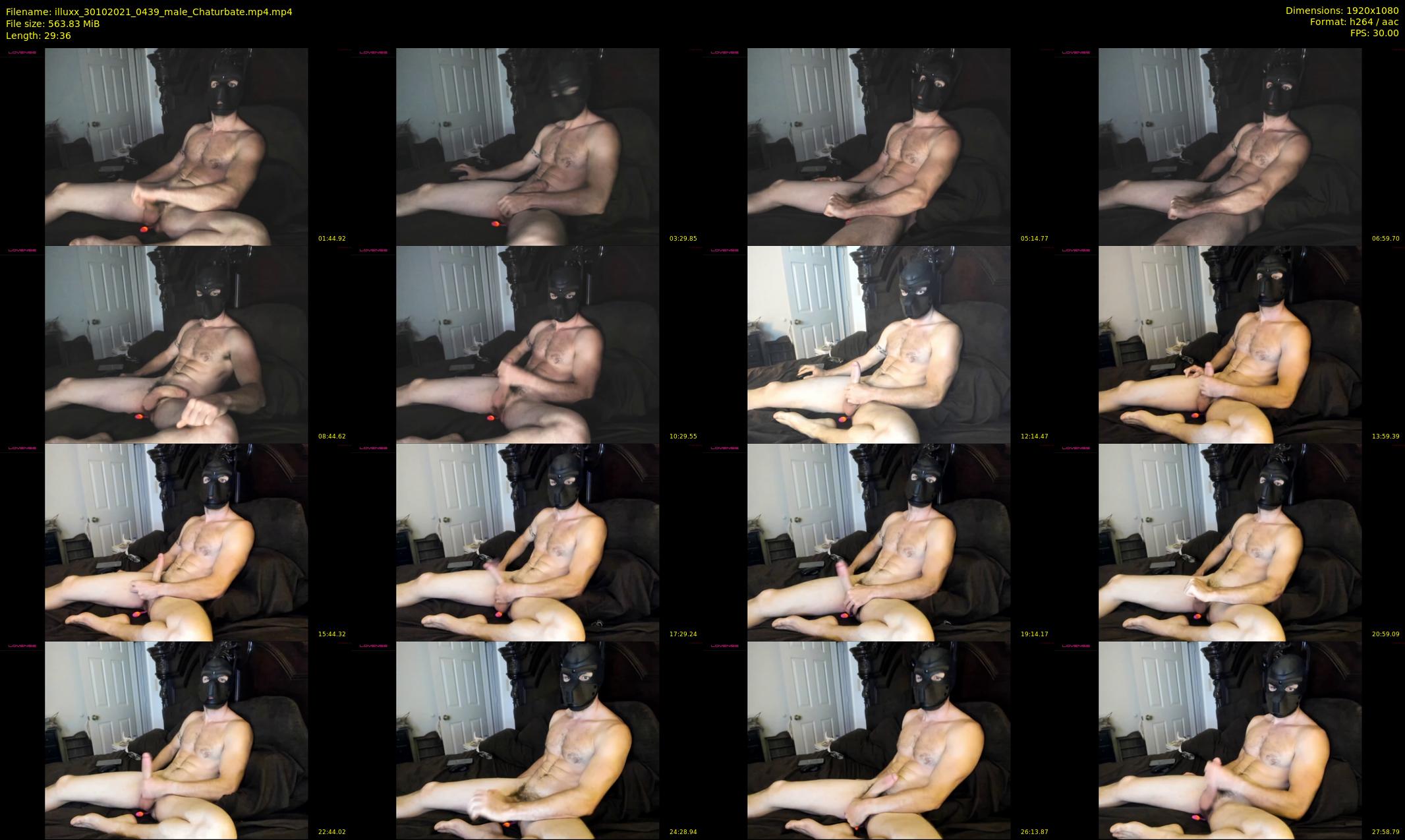 illuxx — 30 minute Chaturbate male cam show recording, 1080p, Oct 30, 2021