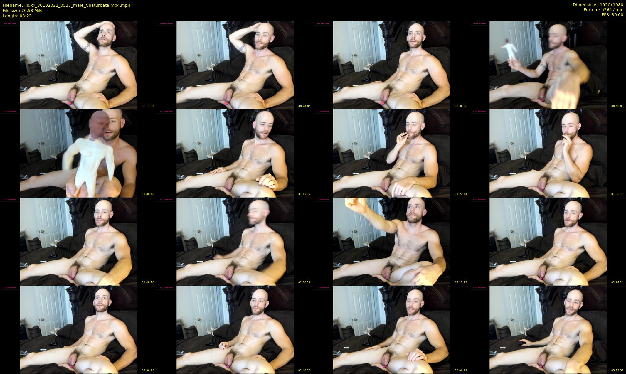 illuxx — 4 minute Chaturbate male cam show recording, 1080p, Oct 30, 2021