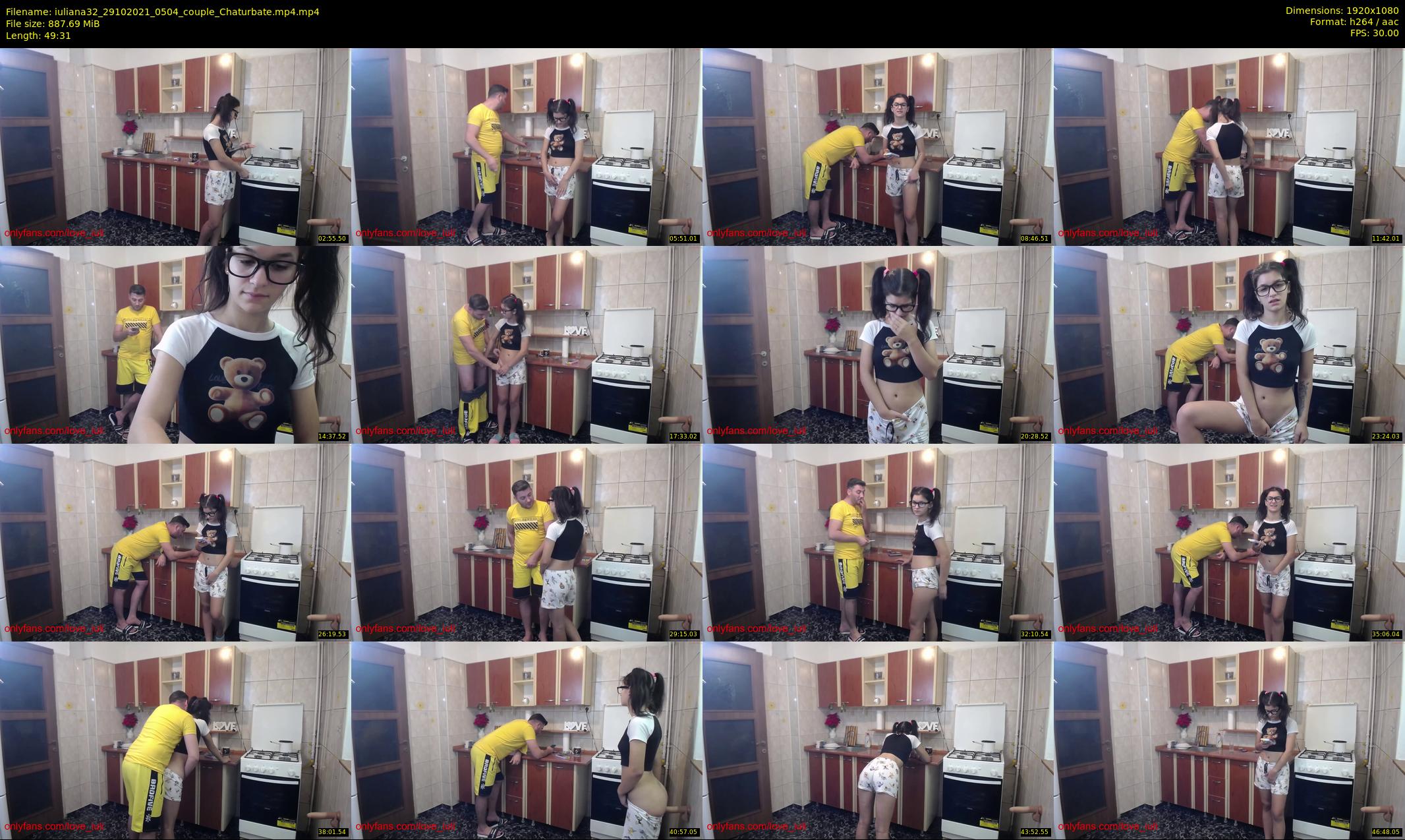 iuliana32 — 50 minute Chaturbate couple cam show recording, 1080p, Oct 29, 2021