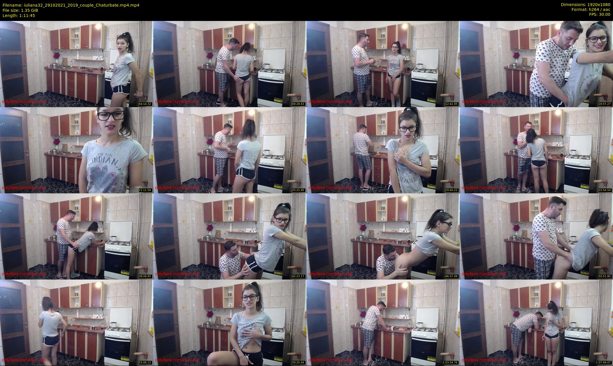 iuliana32 — 72 minute Chaturbate couple cam show recording, 1080p, Oct 29, 2021