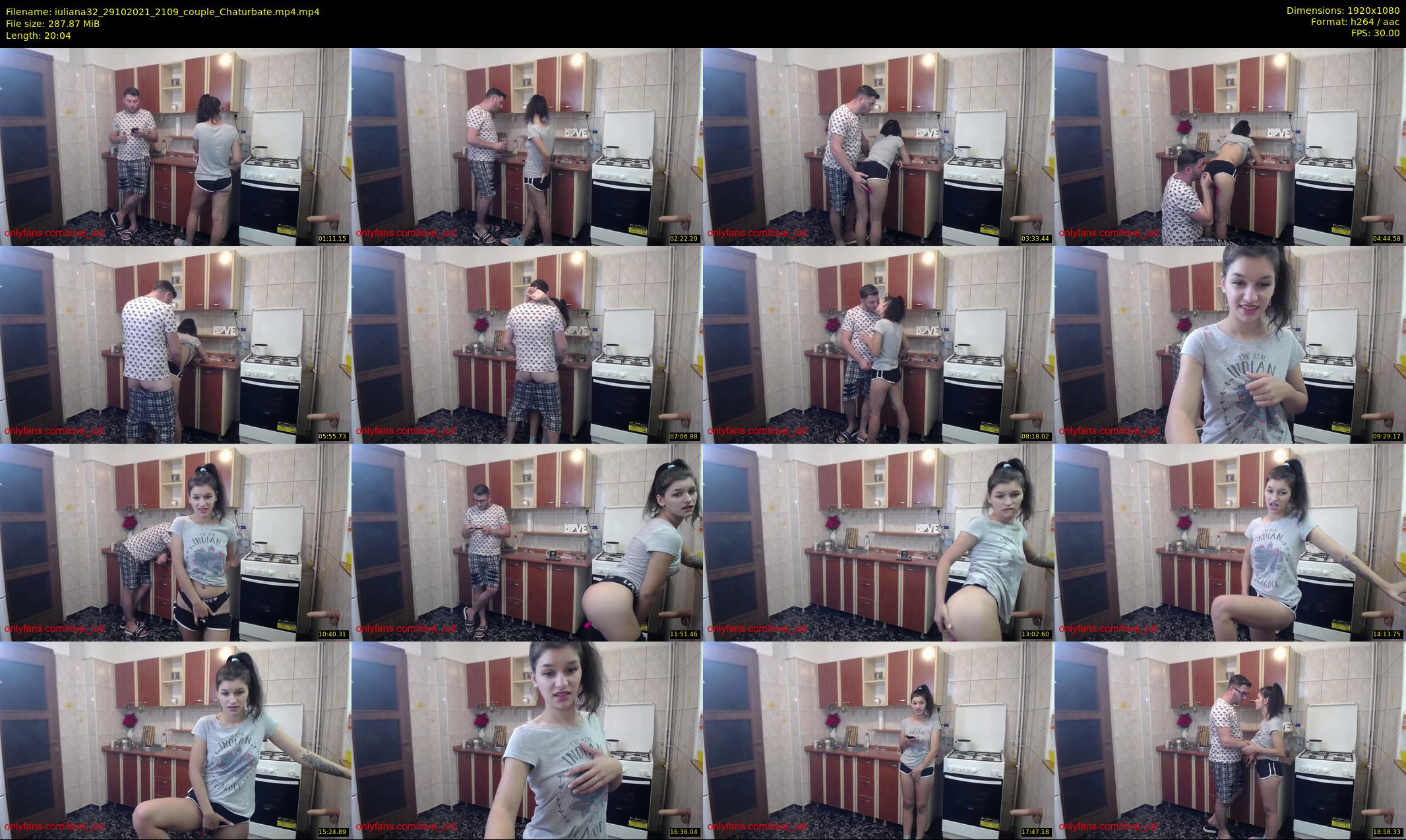 iuliana32 — 21 minute Chaturbate couple cam show recording, 1080p, Oct 29, 2021