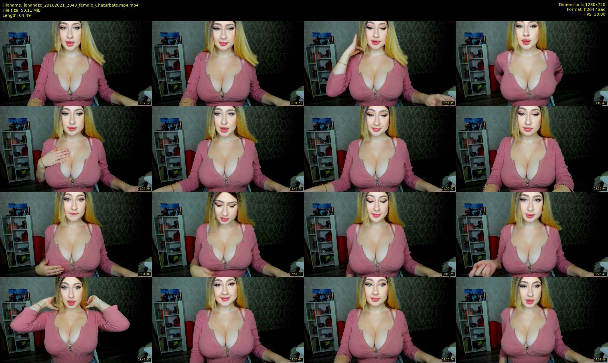 jenahaze — 5 minute Chaturbate female cam show recording, 720p, Oct 29, 2021