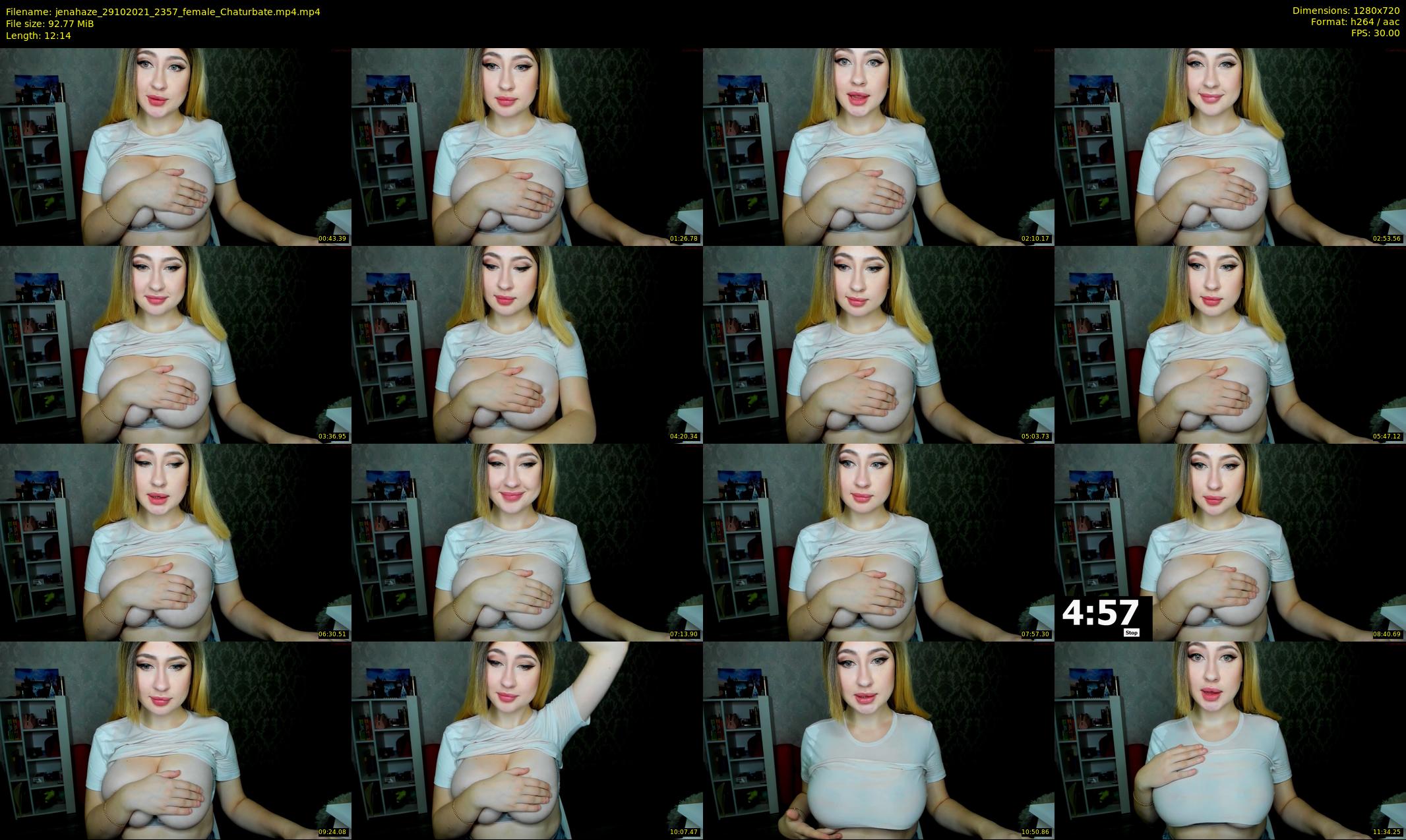 jenahaze — 13 minute Chaturbate female cam show recording, 720p, Oct 29, 2021