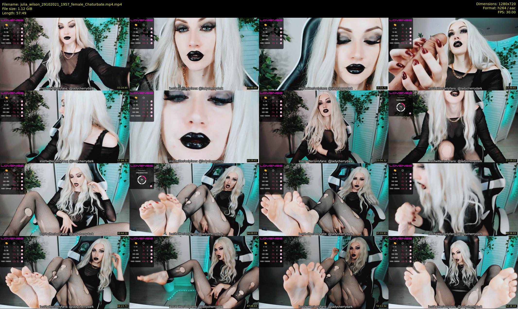 julia_wilson — 58 minute Chaturbate female cam show recording, 720p, Oct 29, 2021