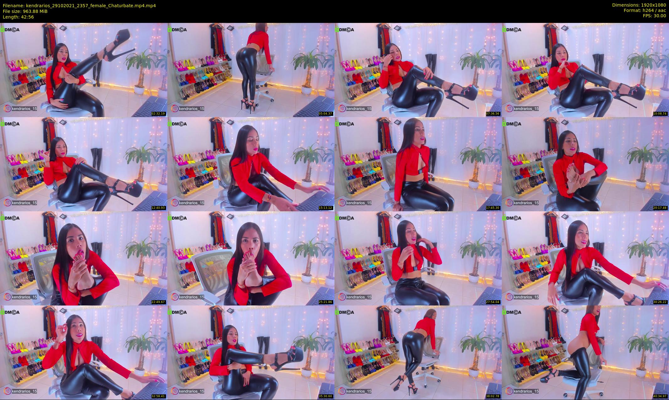 kendrarios — 43 minute Chaturbate female cam show recording, 1080p, Oct 29, 2021