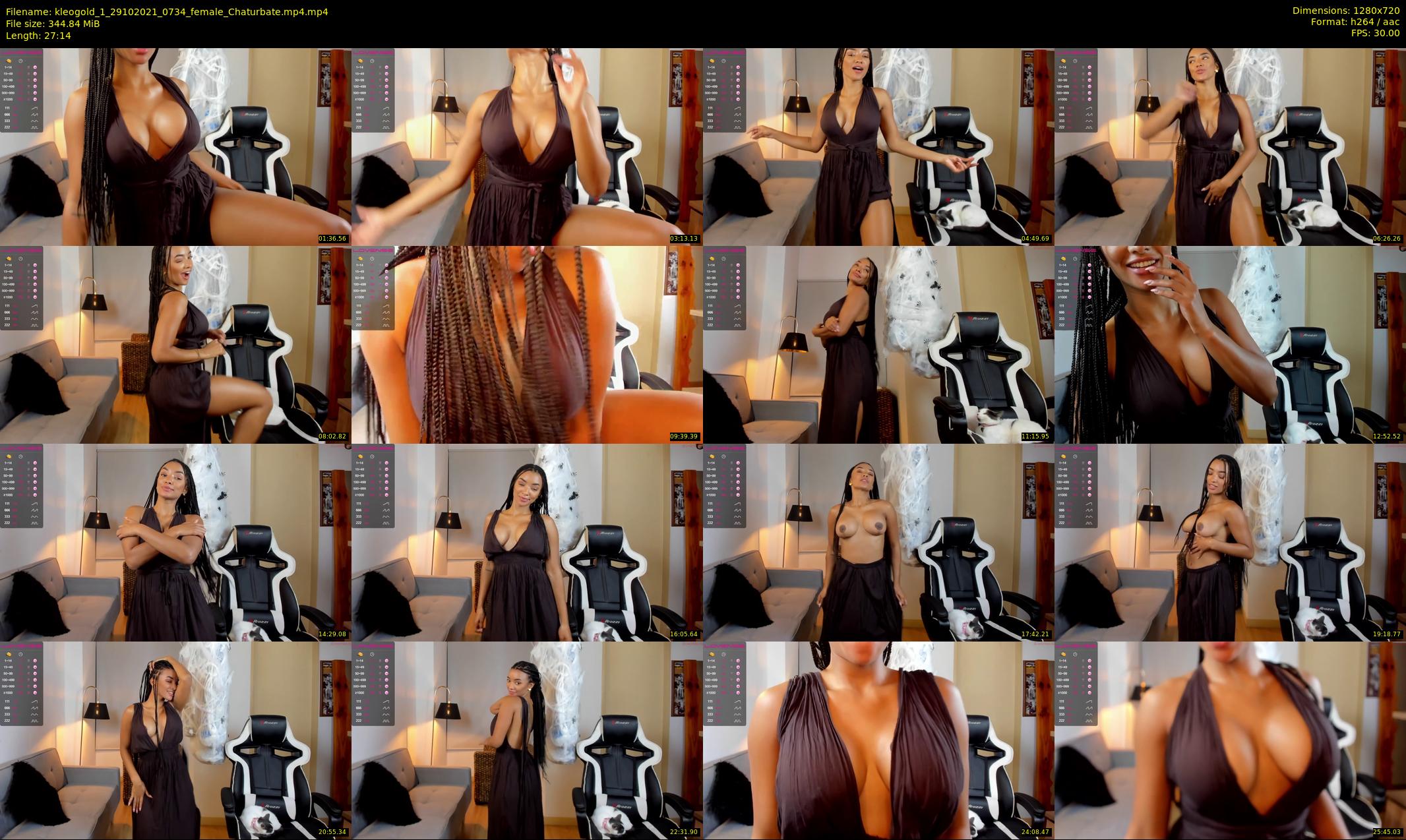 kleogold_1 — 28 minute Chaturbate female cam show recording, 720p, Oct 29, 2021