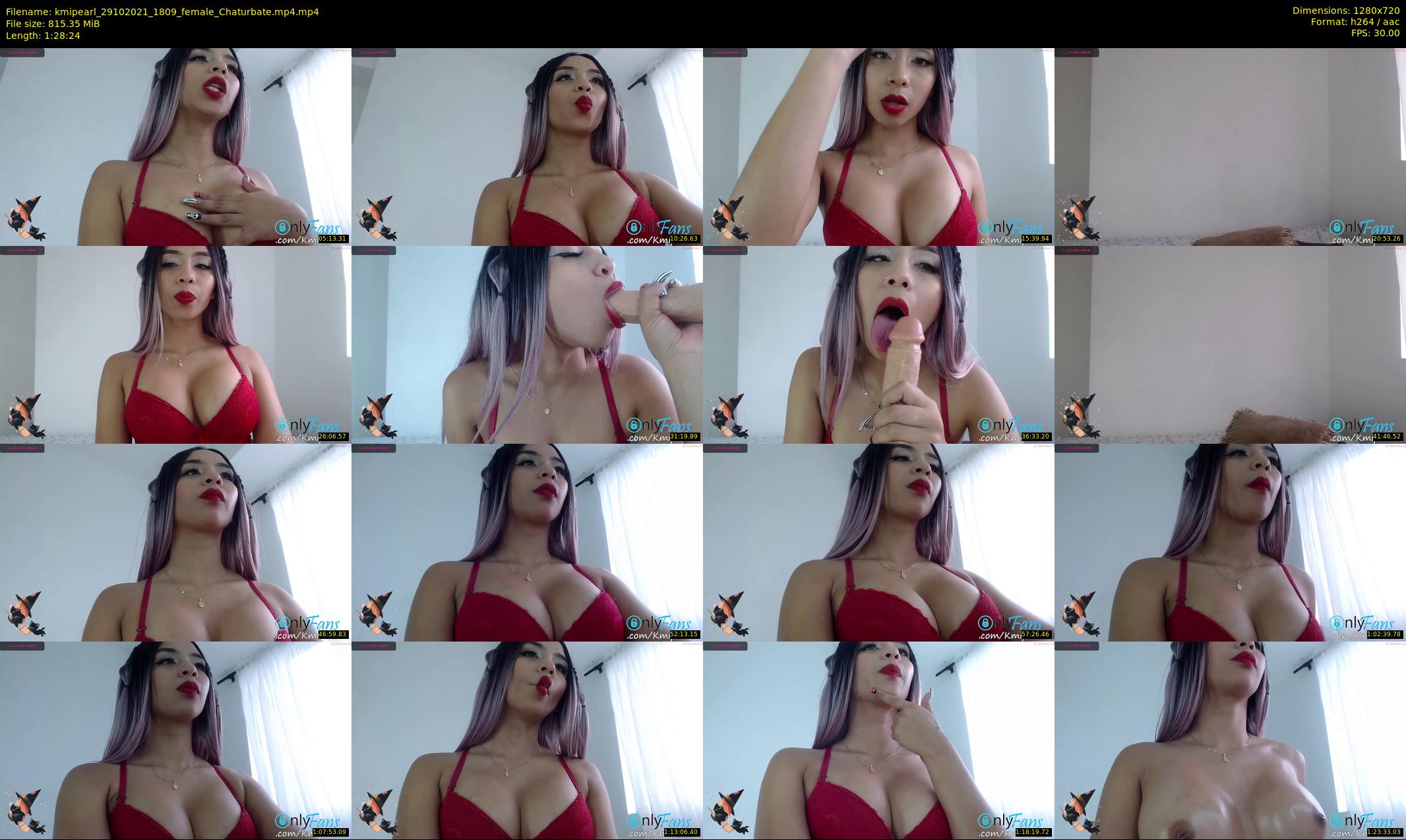 kmipearl — 89 minute Chaturbate female cam show recording, 720p, Oct 29, 2021