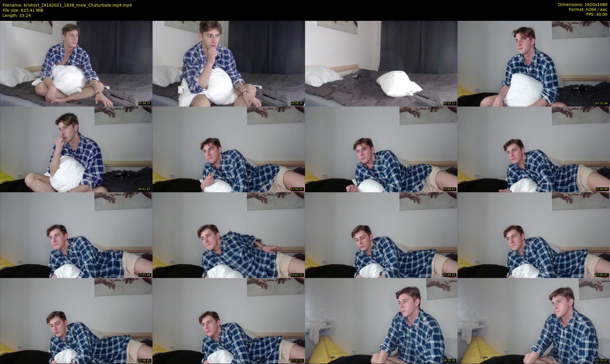 krishort — 34 minute Chaturbate male cam show recording, 1080p, Oct 29, 2021
