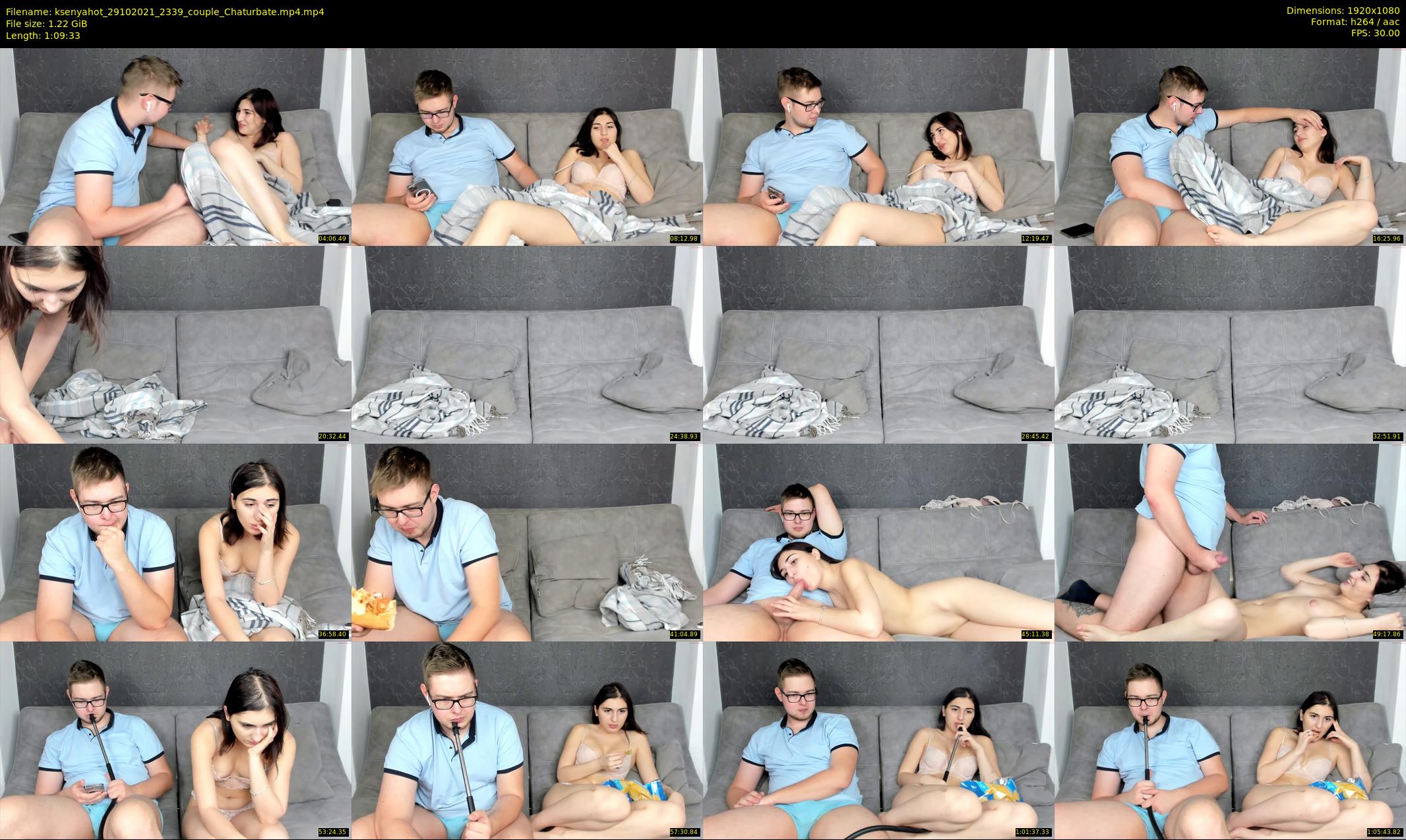 ksenyahot — 70 minute Chaturbate couple cam show recording, 1080p, Oct 29, 2021