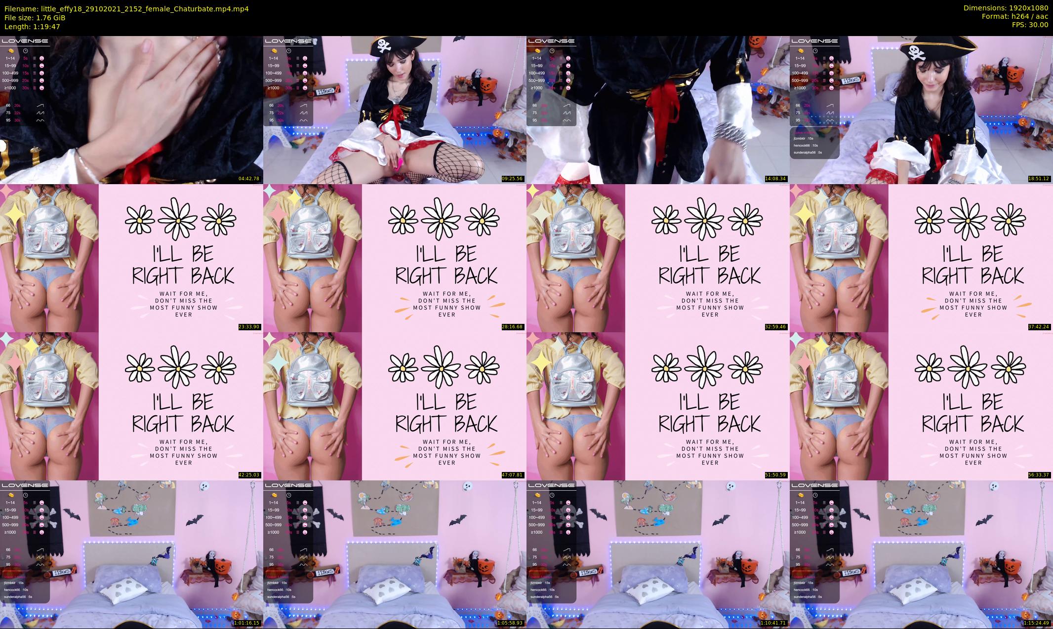 little_effy18 — 80 minute Chaturbate female cam show recording, 1080p, Oct 29, 2021