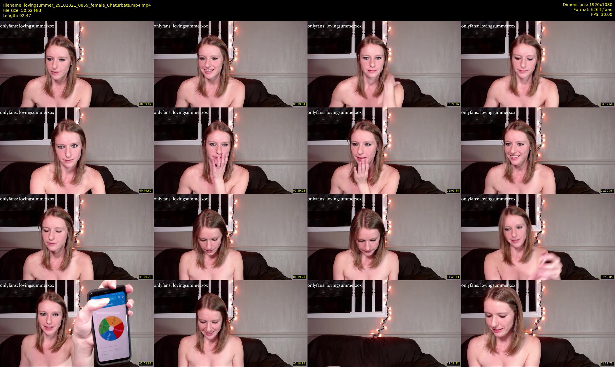 lovingsummer — 3 minute Chaturbate female cam show recording, 1080p, Oct 29, 2021