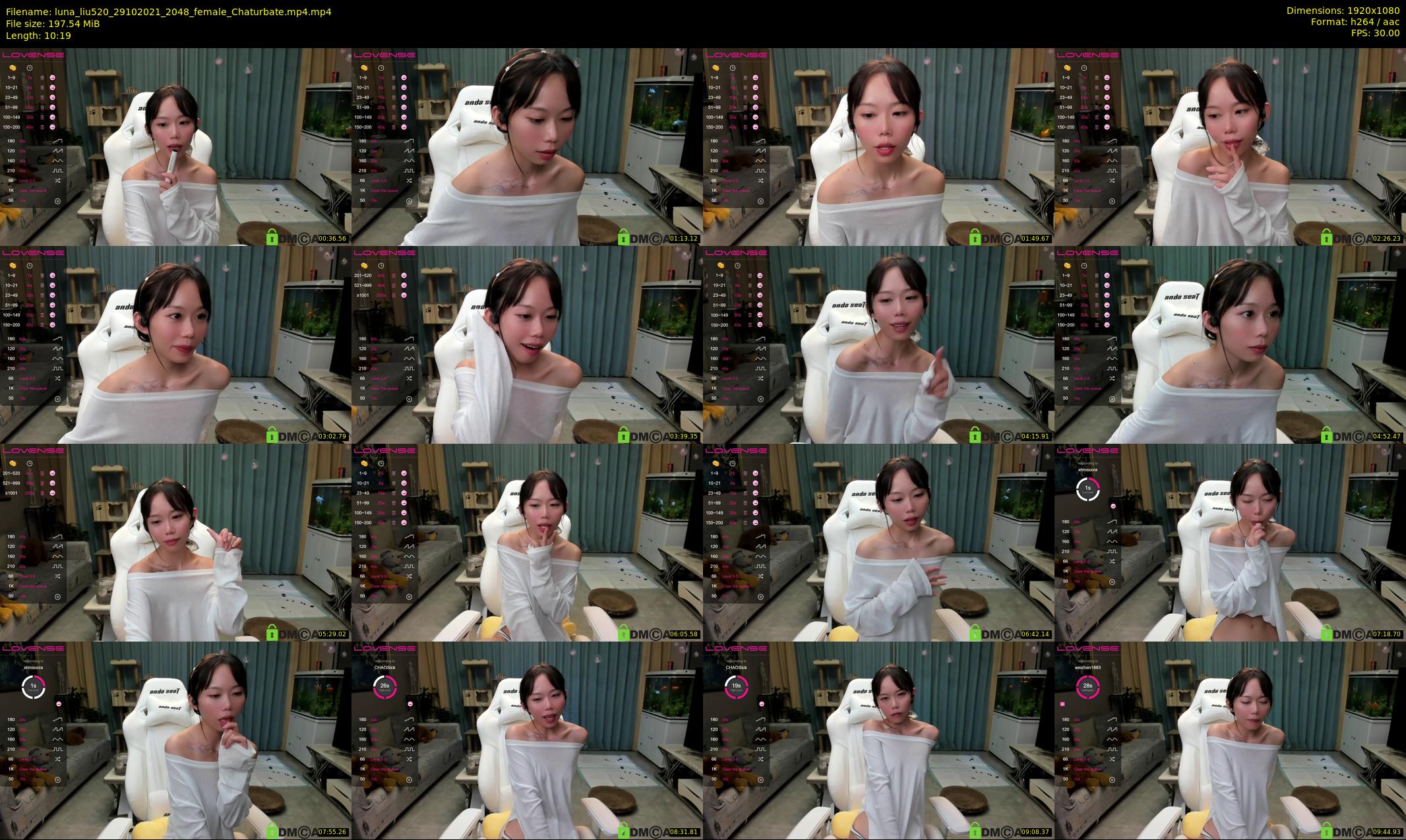 luna_liu520 — 11 minute Chaturbate female cam show recording, 1080p, Oct 29, 2021