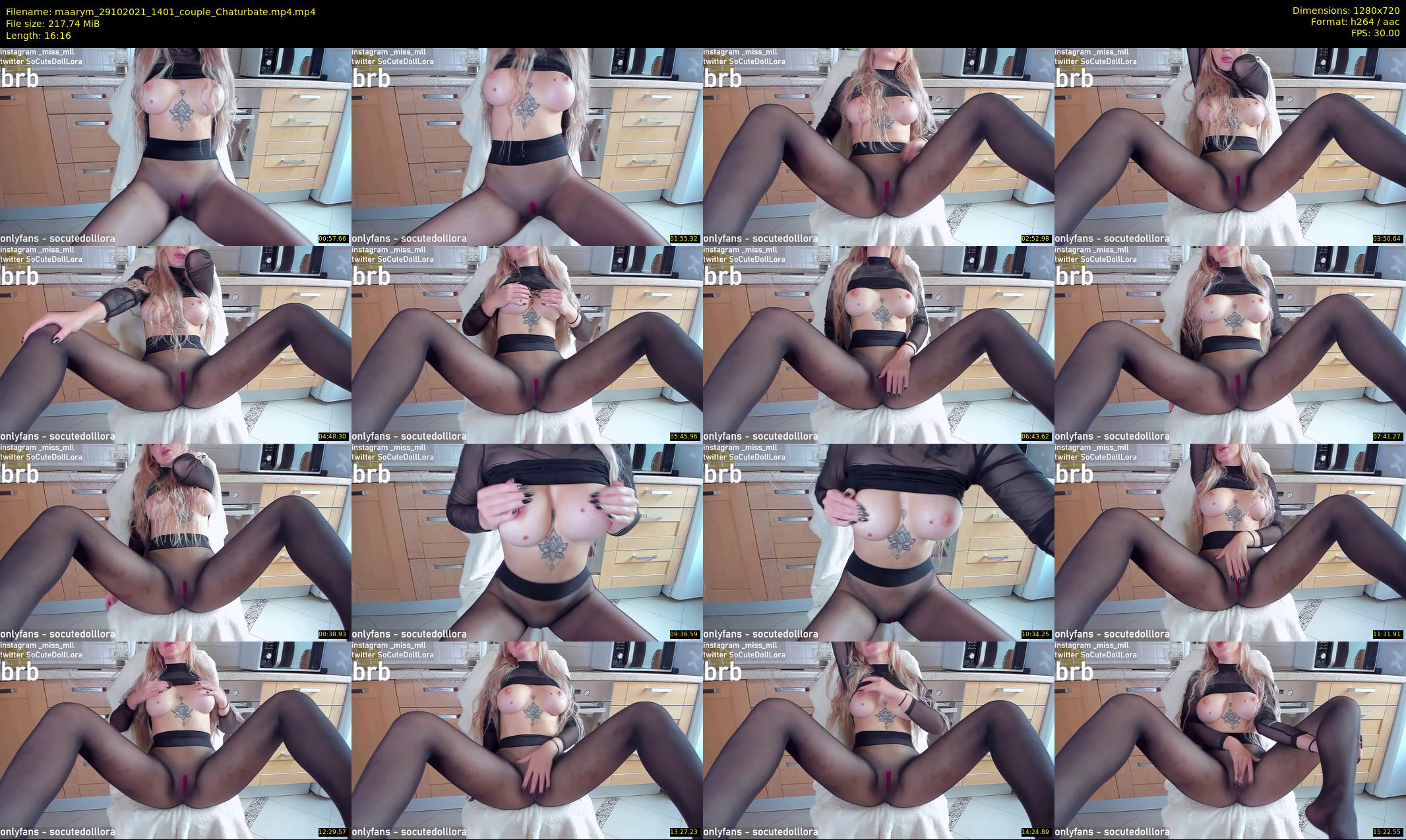 maarym — 17 minute Chaturbate couple cam show recording, 720p, Oct 29, 2021