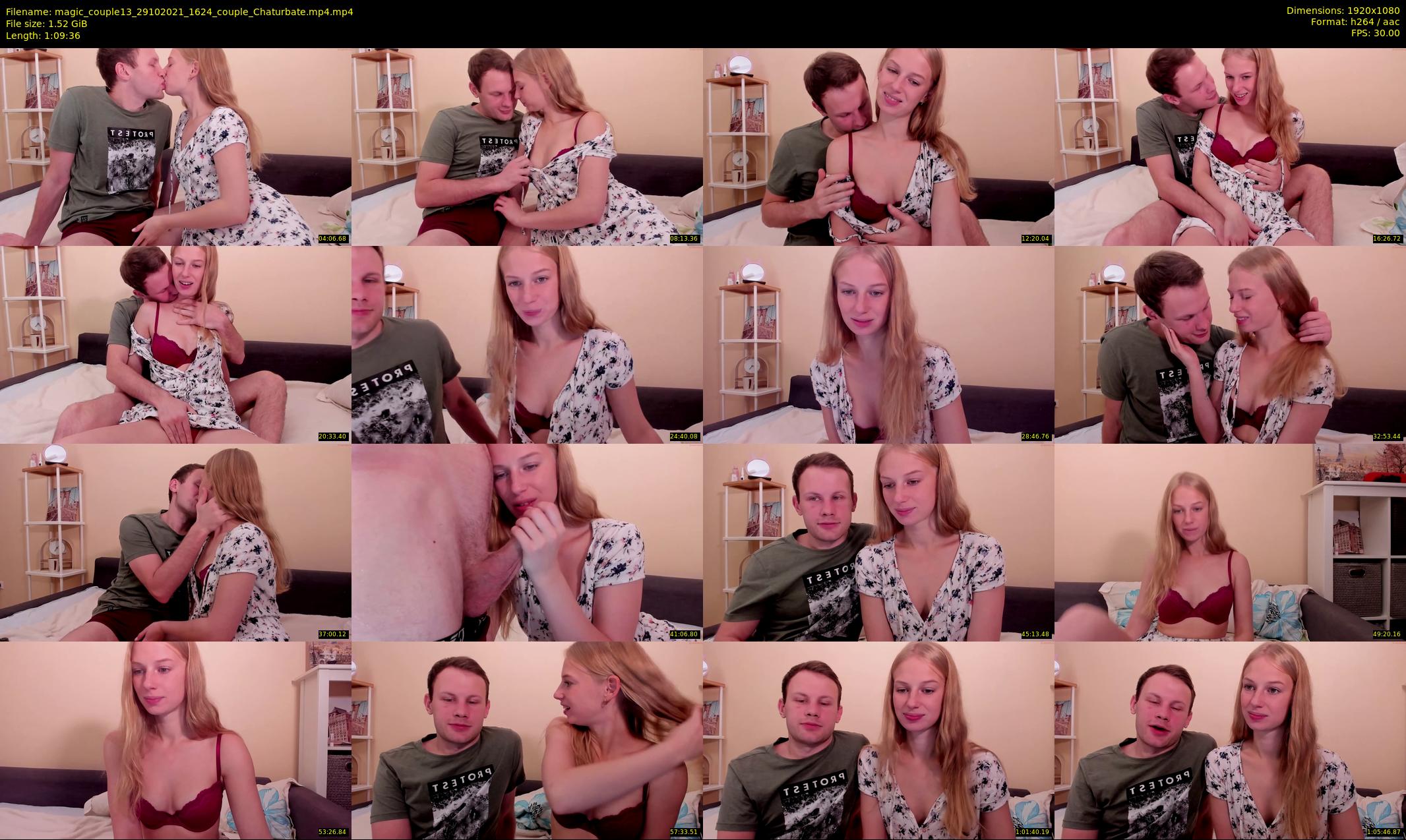 magic_couple13 — 70 minute Chaturbate couple cam show recording, 1080p, Oct 29, 2021