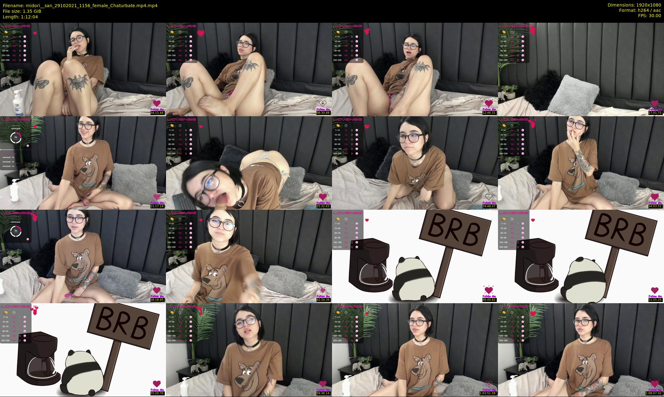 midori__san — 73 minute Chaturbate female cam show recording, 1080p, Oct 29, 2021