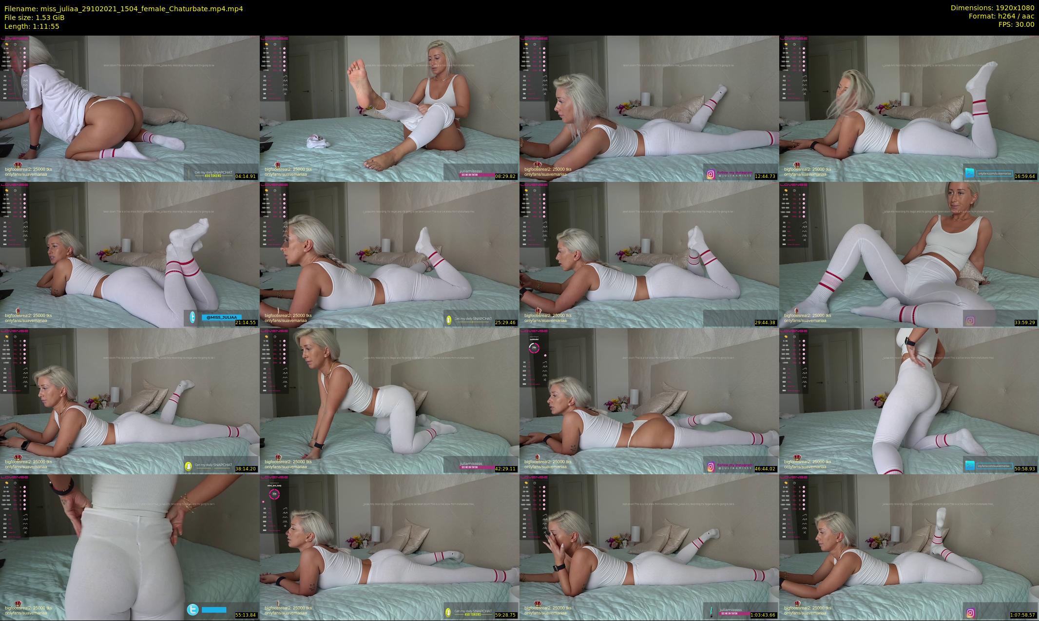 miss_juliaa — 72 minute Chaturbate female cam show recording, 1080p, Oct 29, 2021