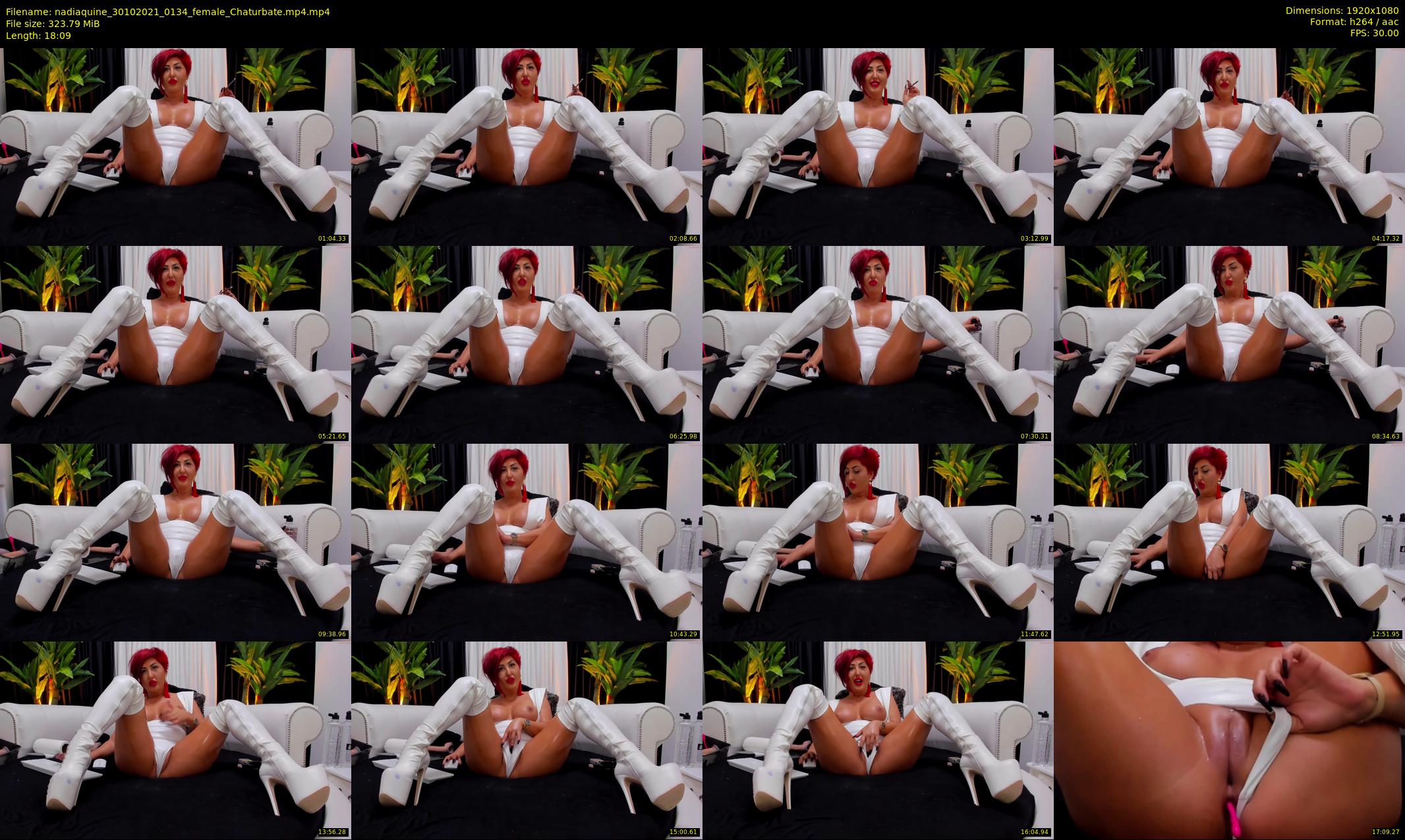 nadiaquine — 19 minute Chaturbate female cam show recording, 1080p, Oct 30, 2021