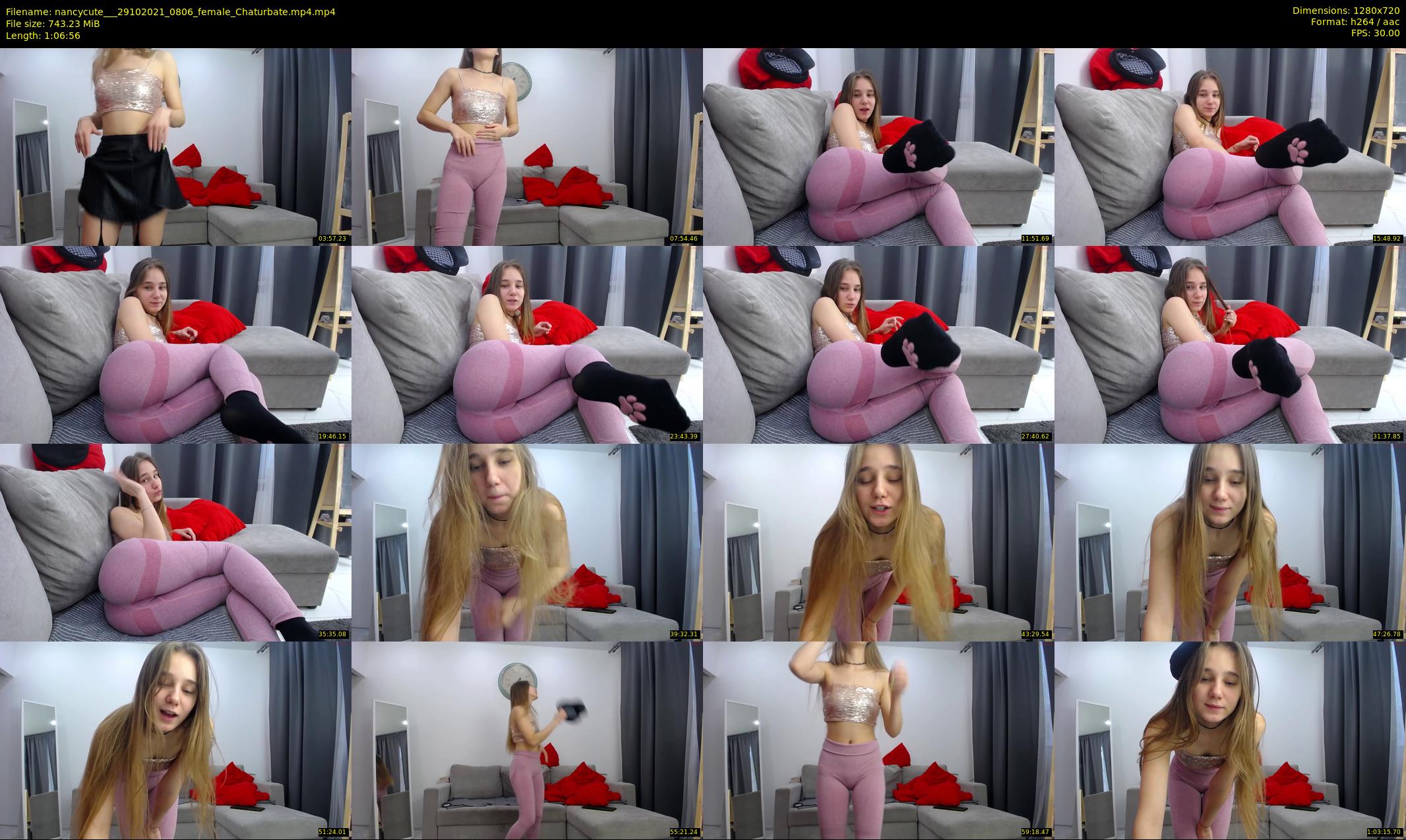 nancycute__ — 67 minute Chaturbate female cam show recording, 720p, Oct 29, 2021
