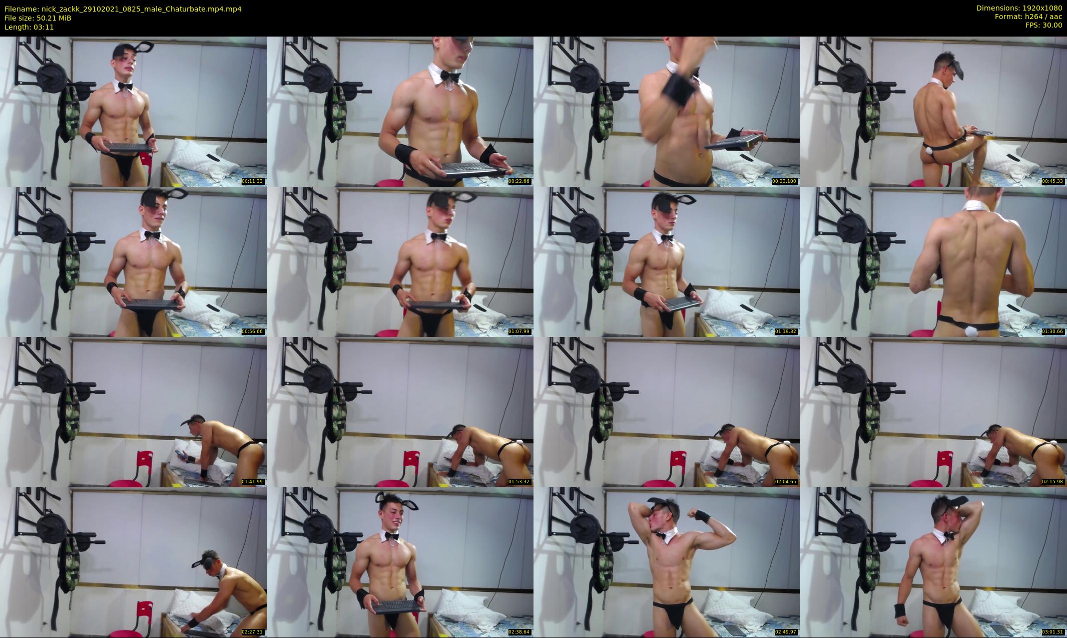 nick_zackk — 4 minute Chaturbate male cam show recording, 1080p, Oct 29, 2021