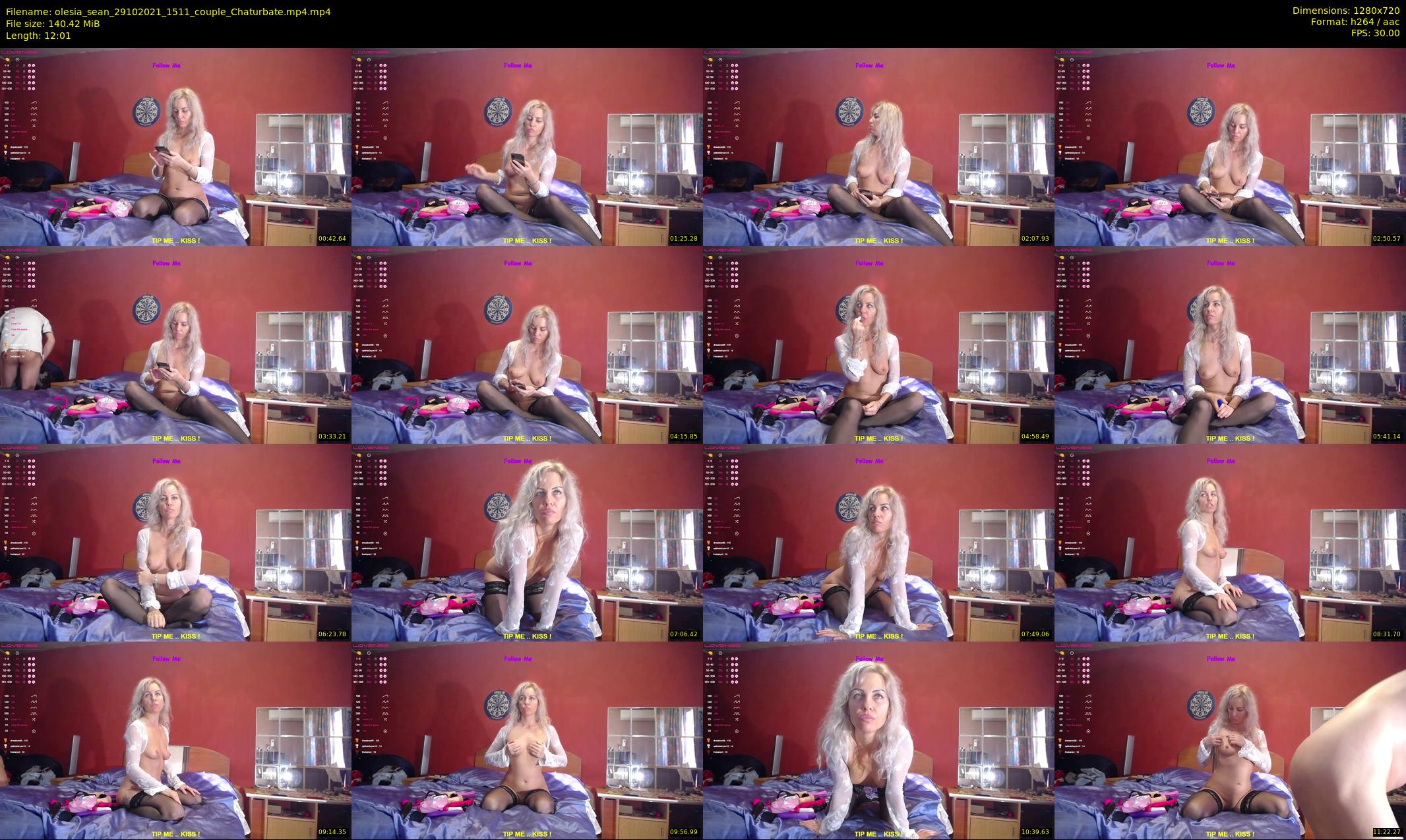 olesia_sean — 13 minute Chaturbate couple cam show recording, 720p, Oct 29, 2021