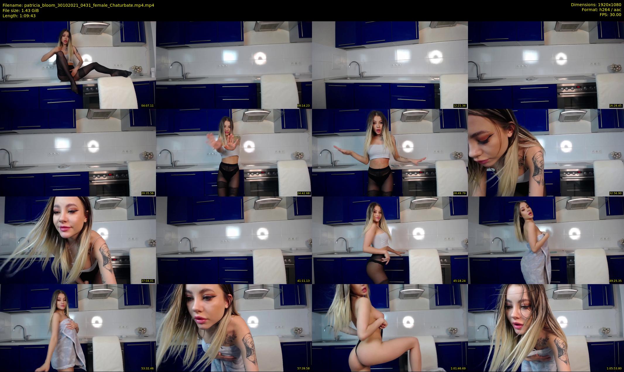 patricia_bloom — 70 minute Chaturbate female cam show recording, 1080p, Oct 30, 2021