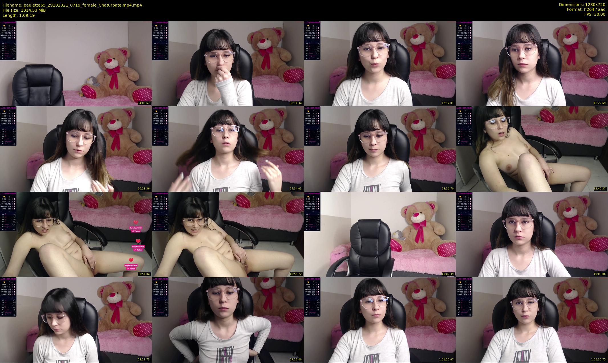 paulette65 — 70 minute Chaturbate female cam show recording, 720p, Oct 29, 2021