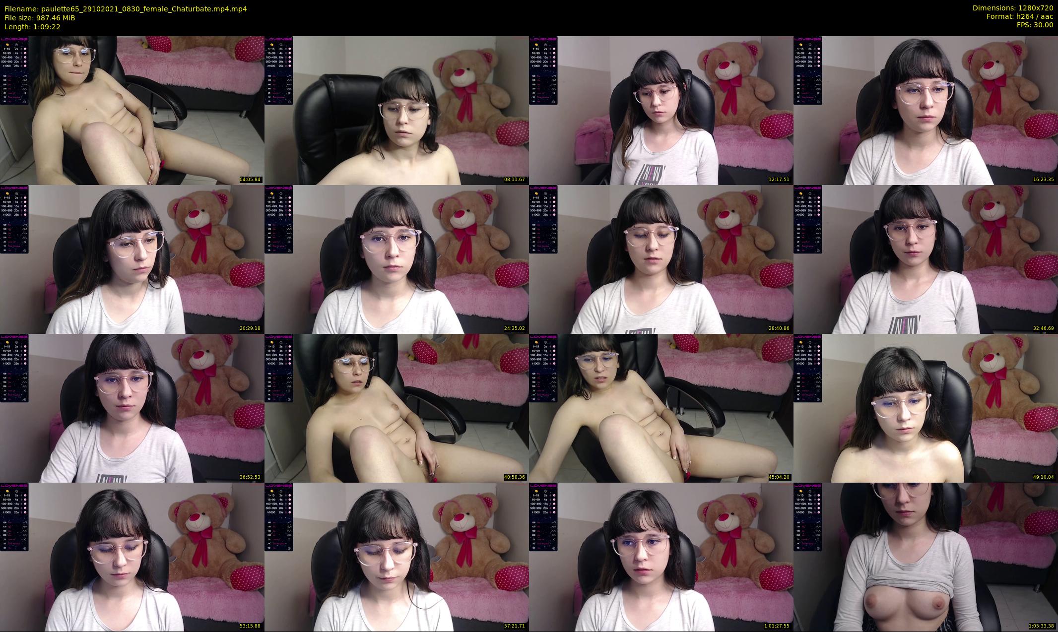 paulette65 — 70 minute Chaturbate female cam show recording, 720p, Oct 29, 2021