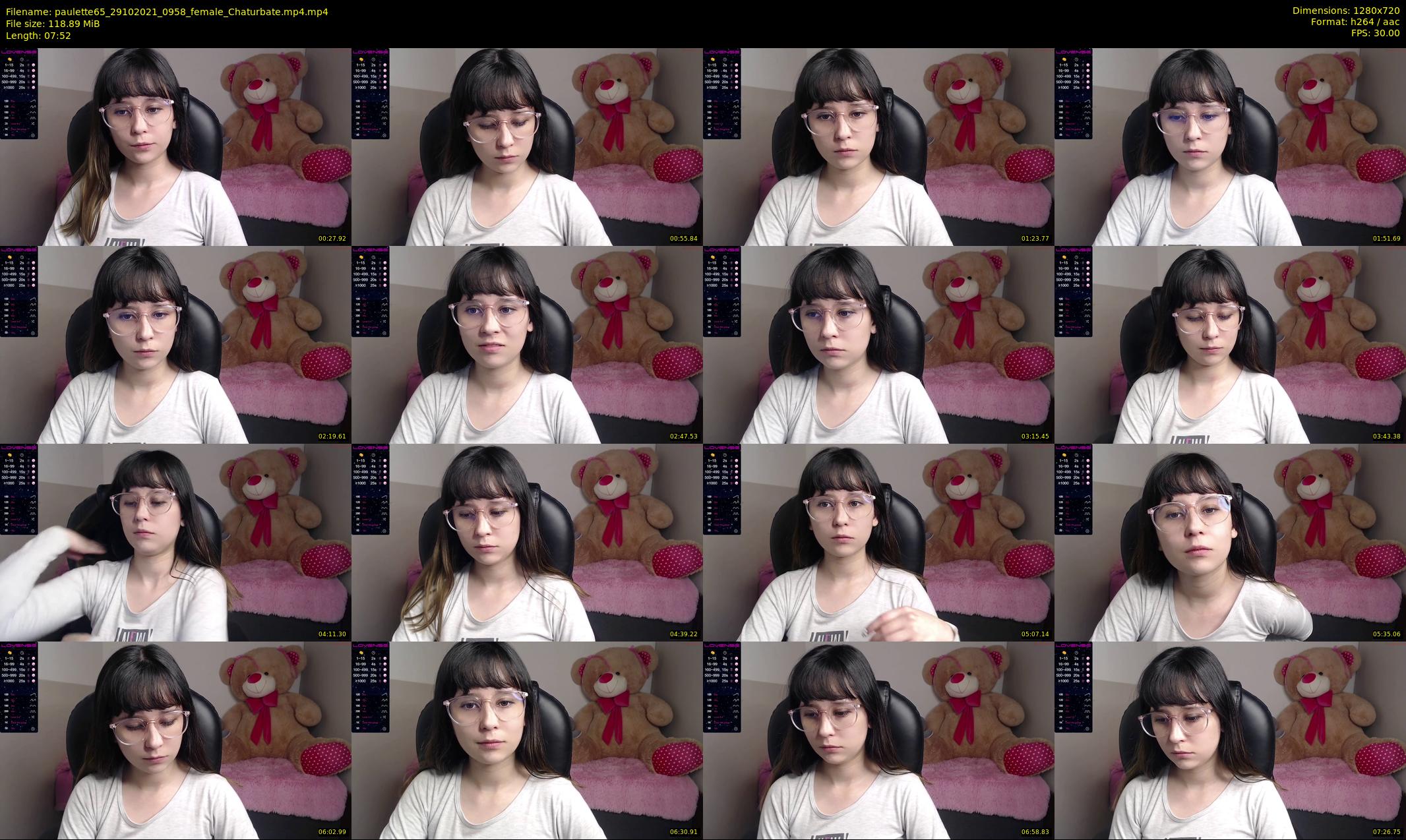 paulette65 — 8 minute Chaturbate female cam show recording, 720p, Oct 29, 2021