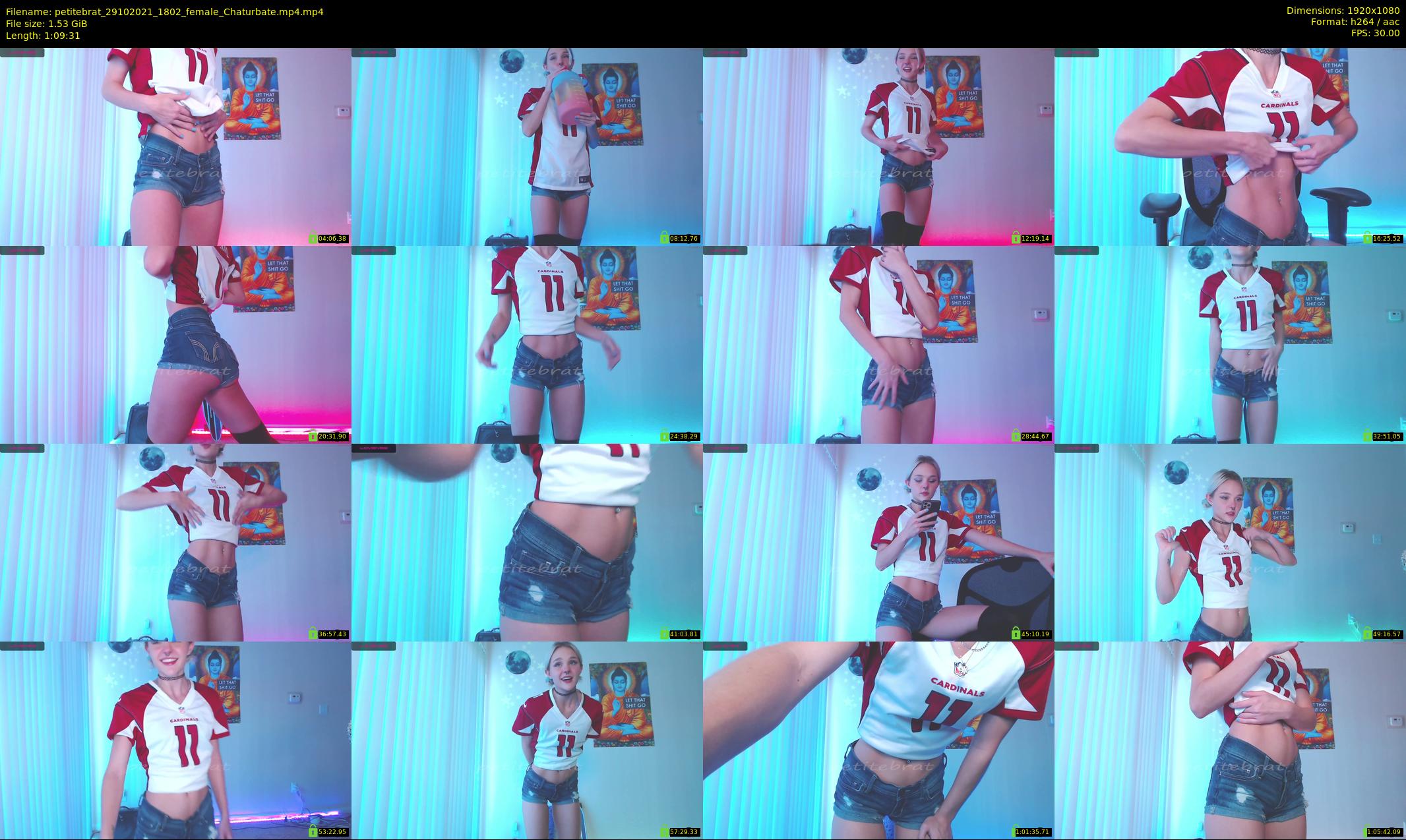 petitebrat — 70 minute Chaturbate female cam show recording, 1080p, Oct 29, 2021