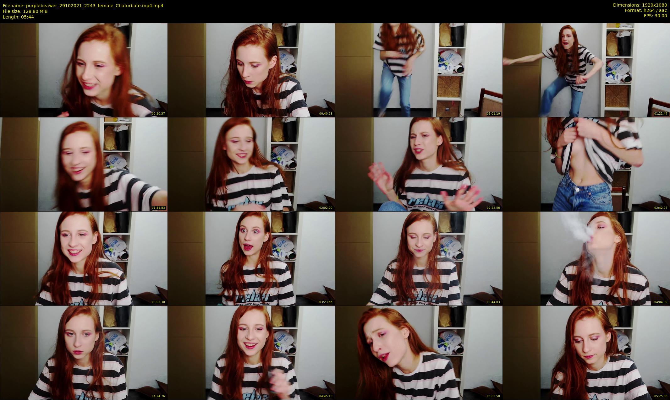 purplebeawer — 6 minute Chaturbate female cam show recording, 1080p, Oct 29, 2021