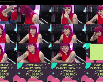 pyrowayne — 38 minute Chaturbate female cam show recording, 1080p, Oct 30, 2021