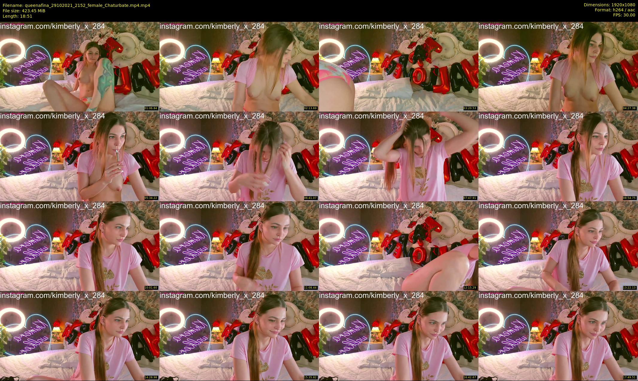 queenafina — 19 minute Chaturbate female cam show recording, 1080p, Oct 29, 2021