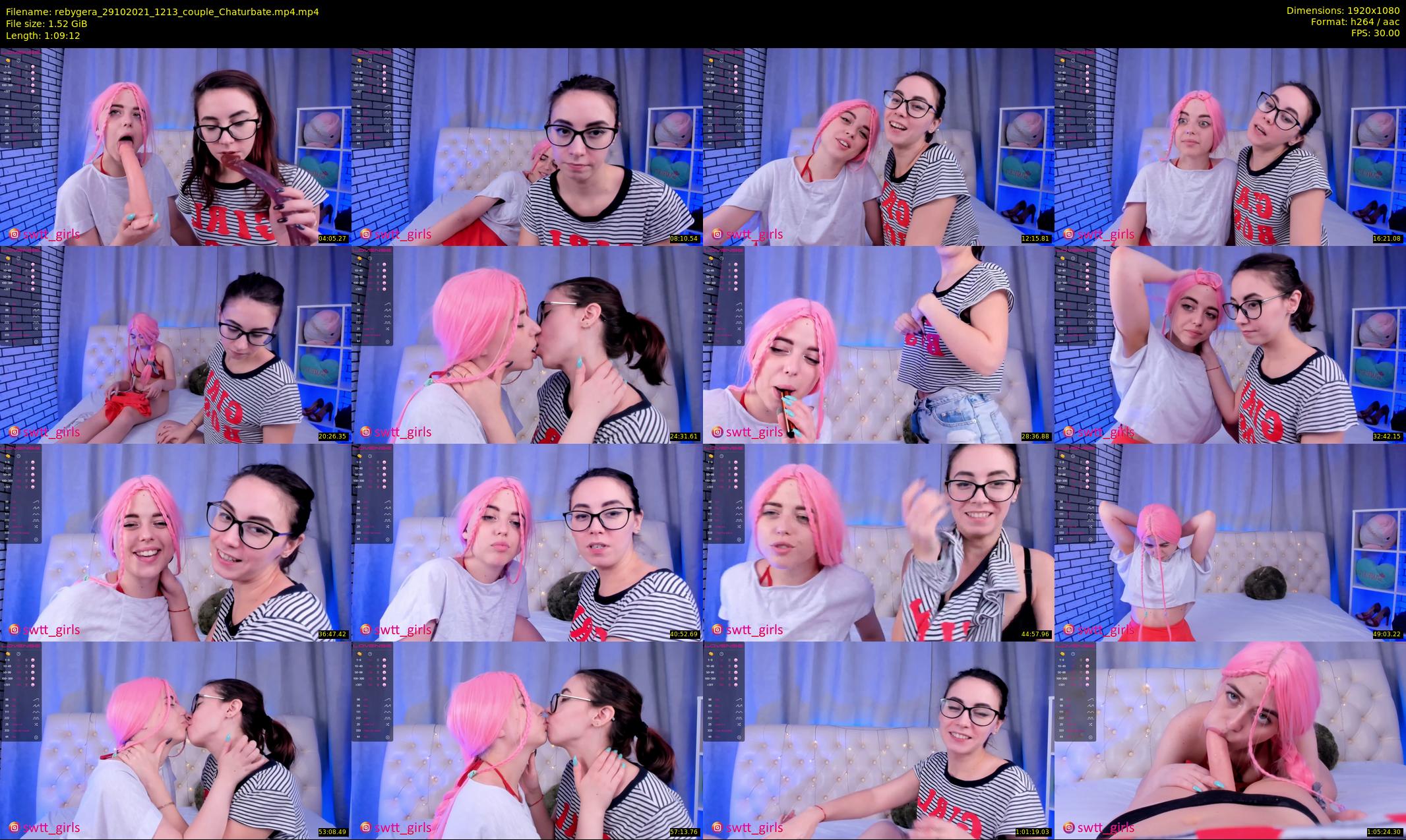 rebygera — 70 minute Chaturbate couple cam show recording, 1080p, Oct 29, 2021