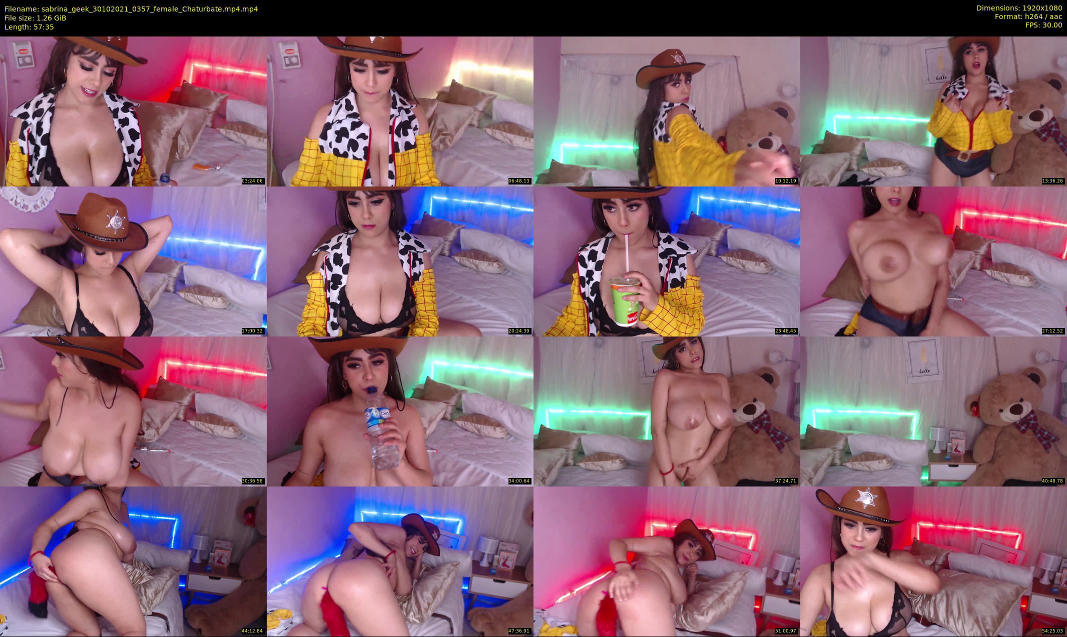 sabrina_geek — 58 minute Chaturbate female cam show recording, 1080p, Oct 30, 2021