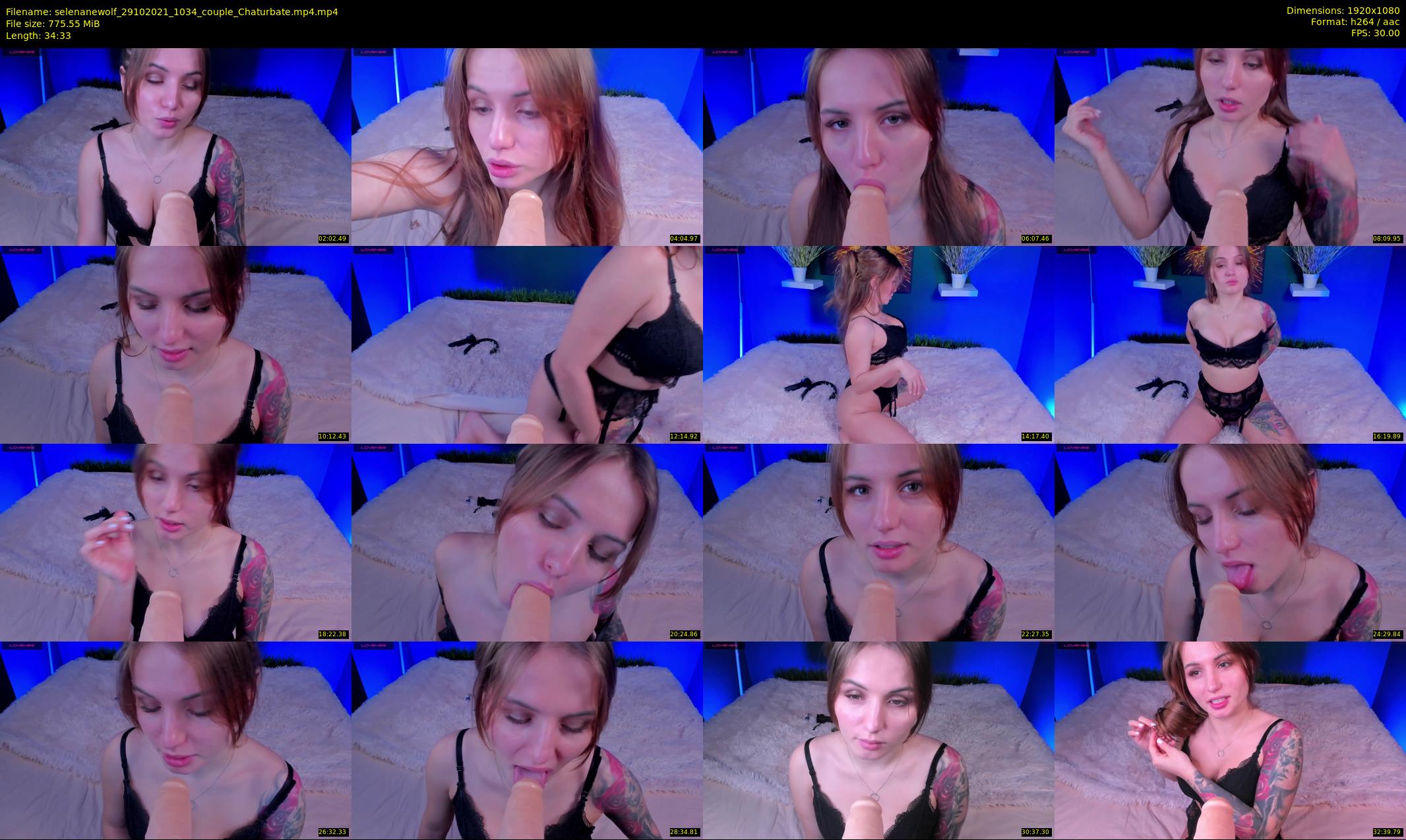 selenanewolf — 35 minute Chaturbate couple cam show recording, 1080p, Oct 29, 2021