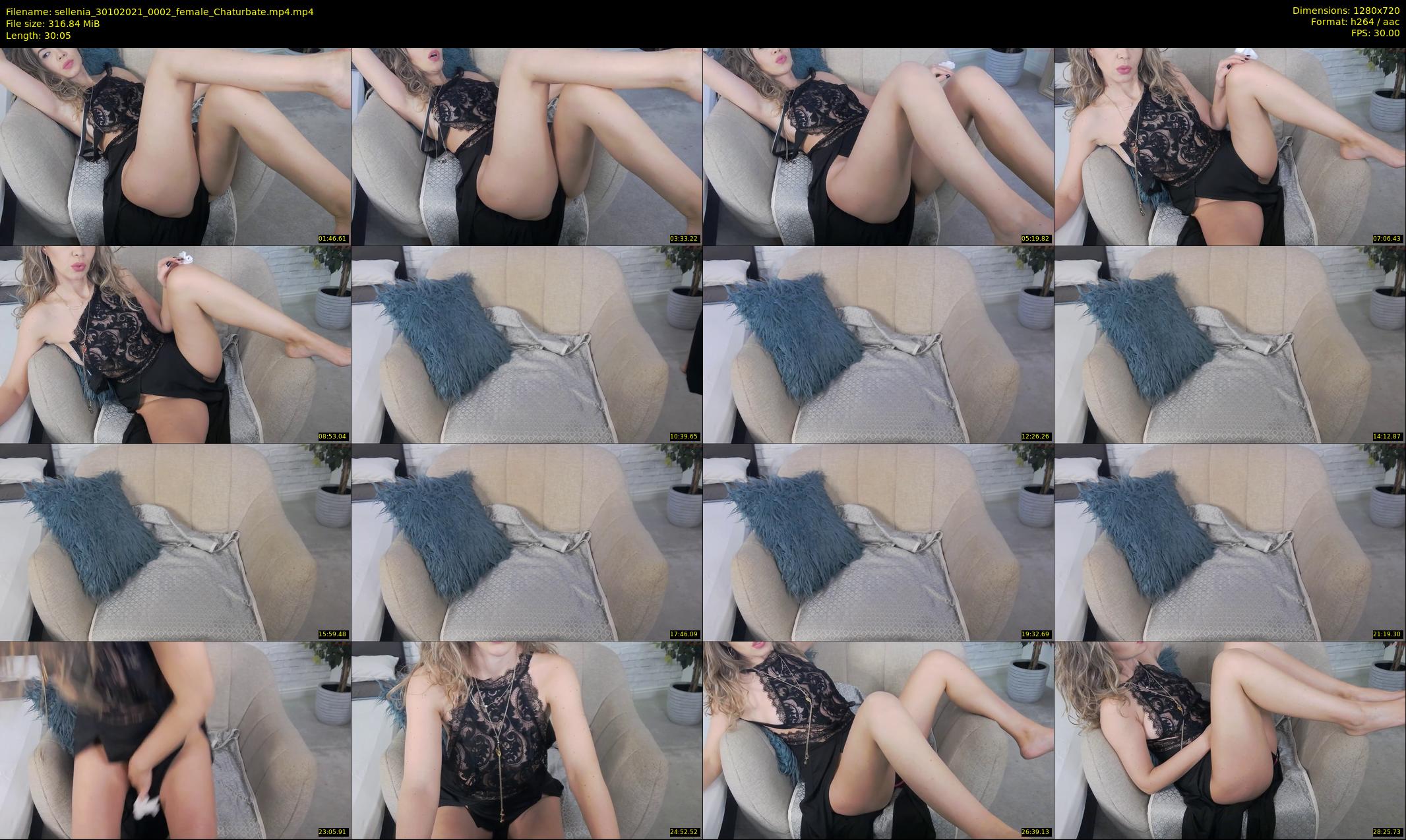 sellenia — 31 minute Chaturbate female cam show recording, 720p, Oct 30, 2021
