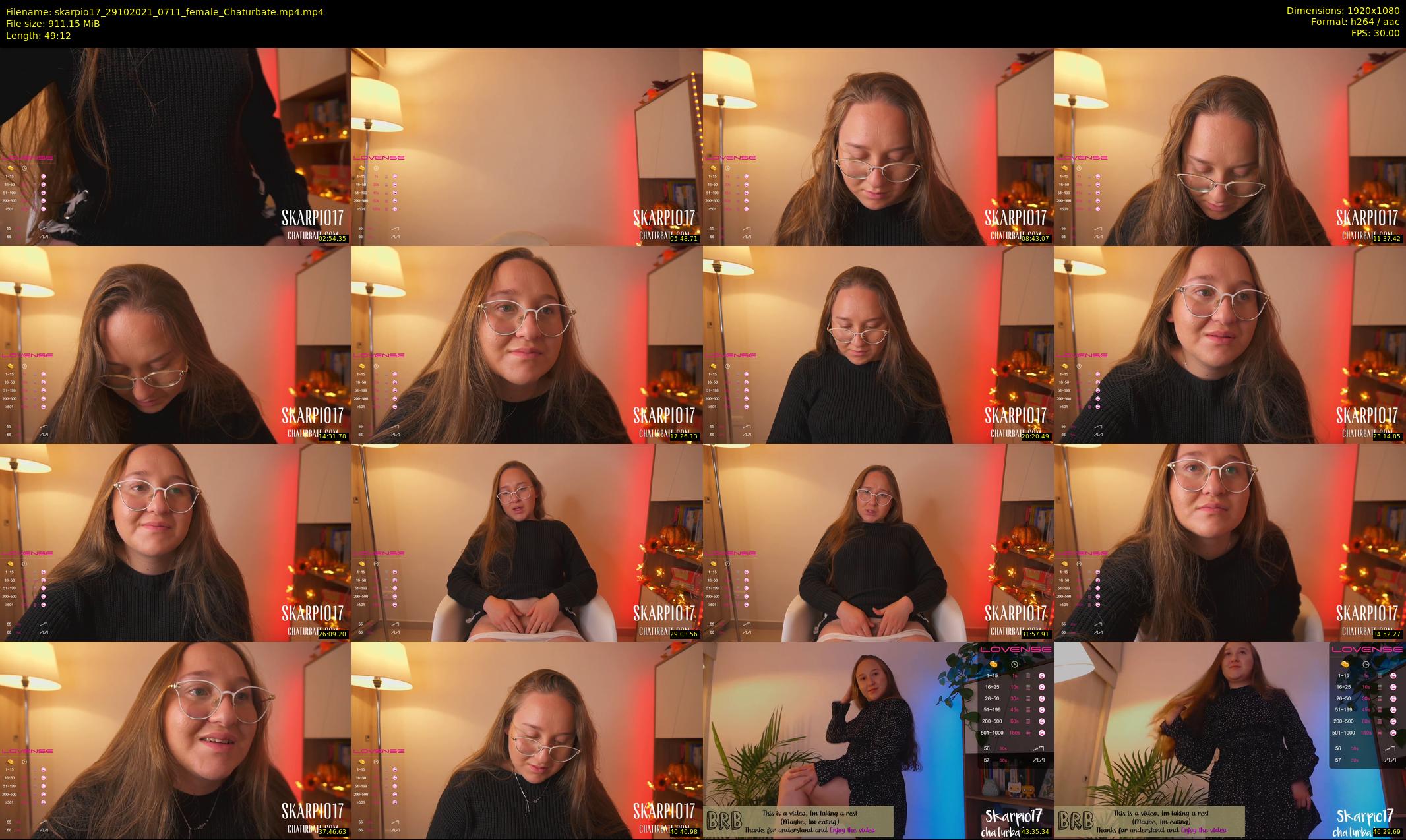 skarpio17 — 50 minute Chaturbate female cam show recording, 1080p, Oct 29, 2021