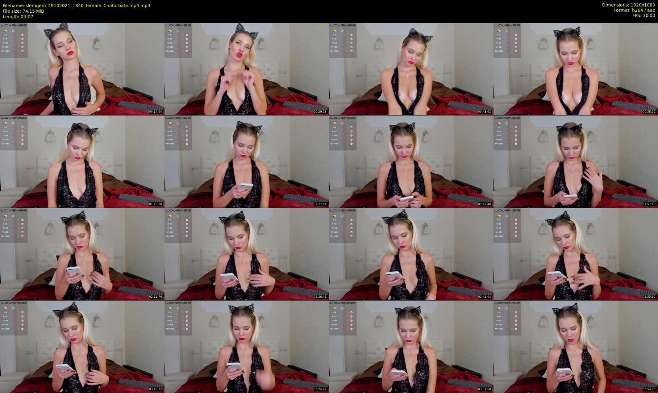 slemgem — 5 minute Chaturbate couple cam show recording, 1080p, Oct 29, 2021