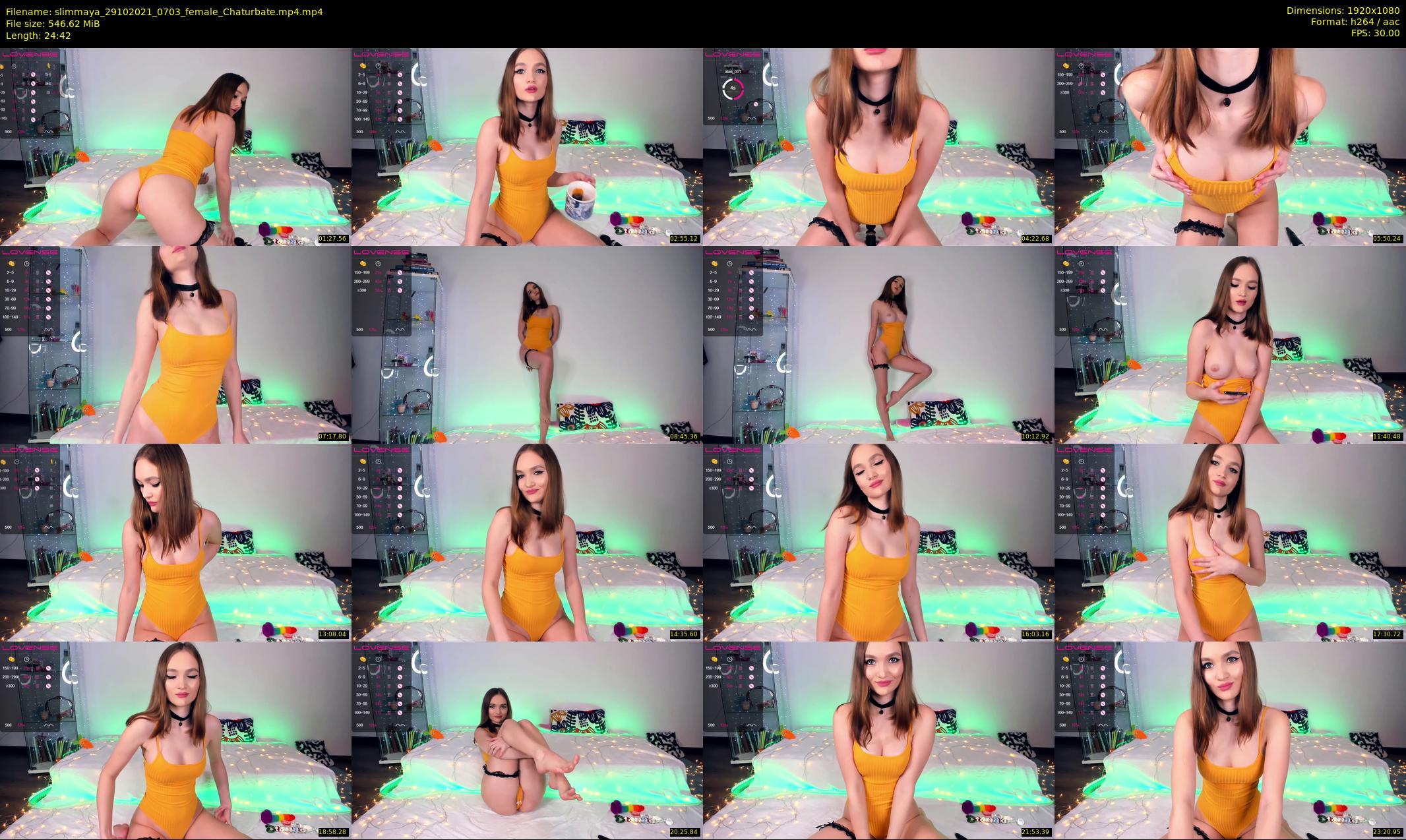slimmaya — 25 minute Chaturbate female cam show recording, 1080p, Oct 29, 2021