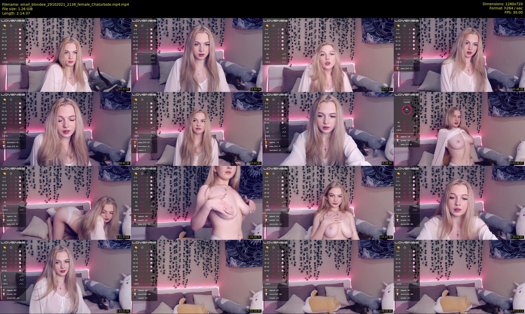 small_blondee — 135 minute Chaturbate female cam show recording, 720p, Oct 29, 2021