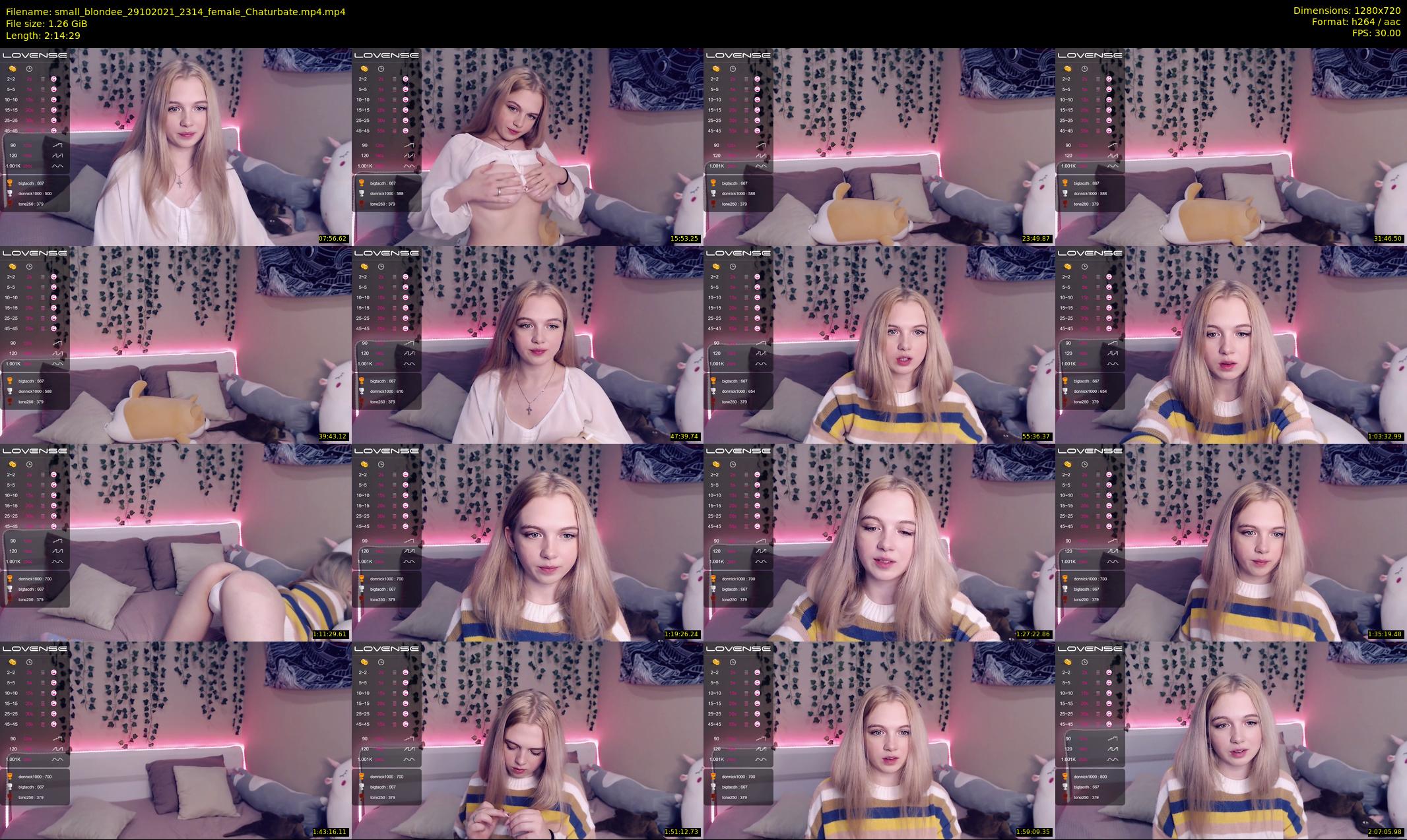 small_blondee — 135 minute Chaturbate female cam show recording, 720p, Oct 29, 2021