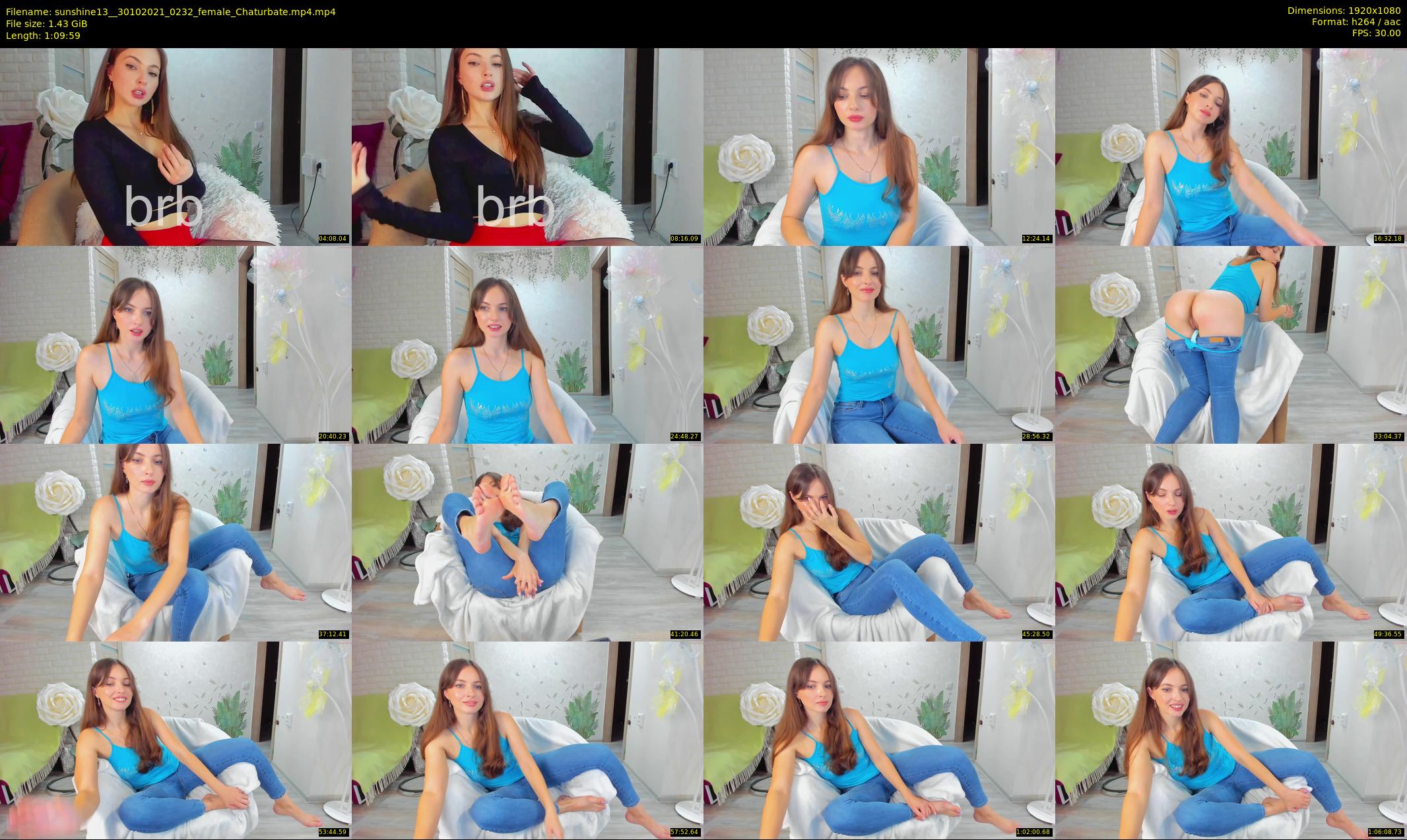 sunshine13_ — 70 minute Chaturbate female cam show recording, 1080p, Oct 30, 2021