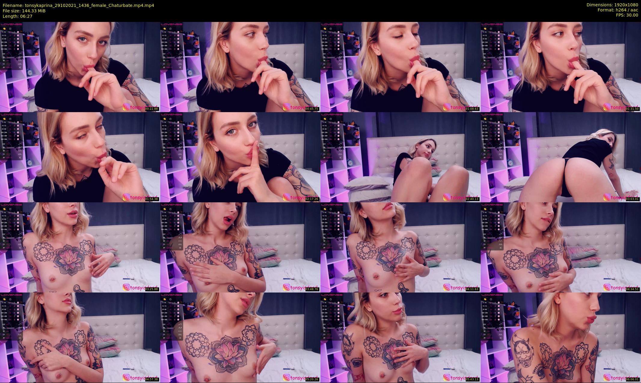 tonsykaprina — 7 minute Chaturbate couple cam show recording, 1080p, Oct 29, 2021