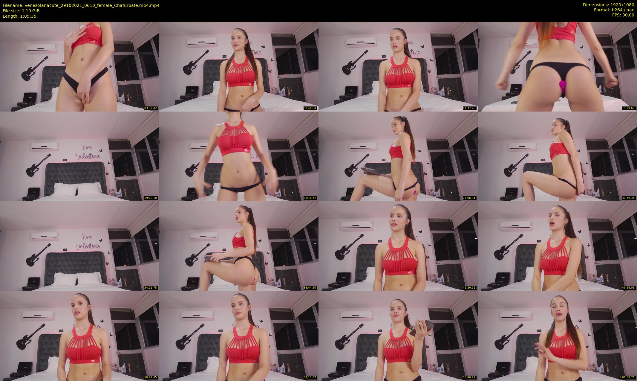 venezolanacute — 66 minute Chaturbate female cam show recording, 1080p, Oct 29, 2021