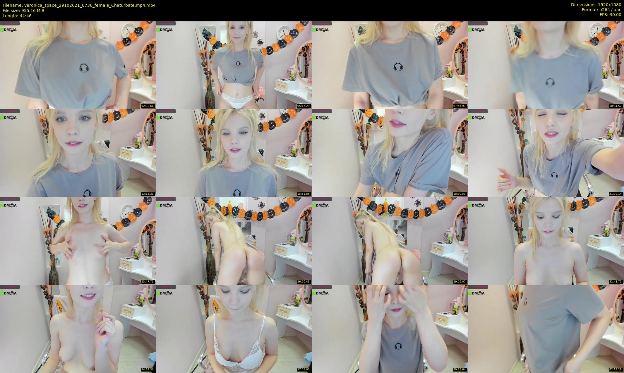 veronica_space — 45 minute Chaturbate female cam show recording, 1080p, Oct 29, 2021