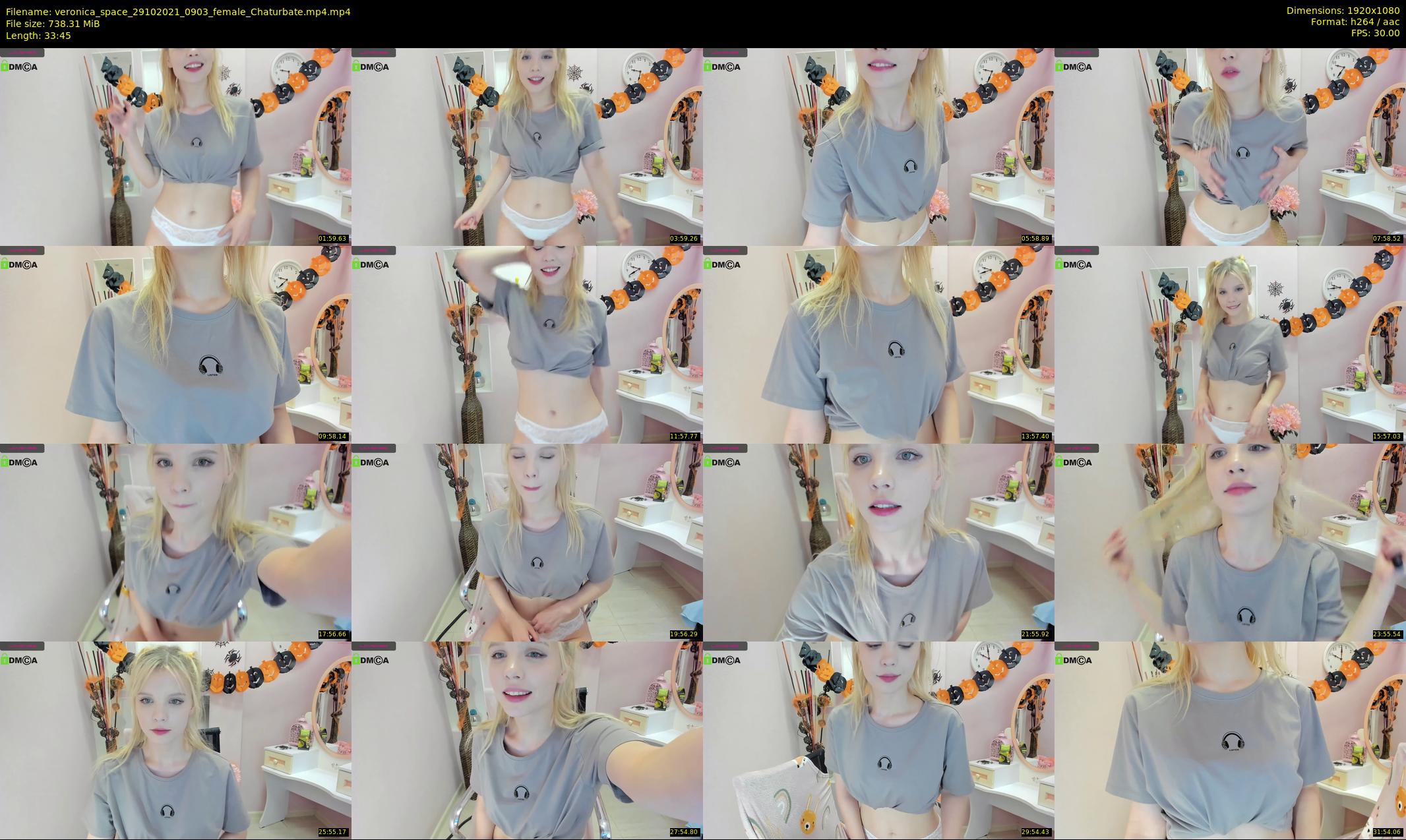 veronica_space — 34 minute Chaturbate female cam show recording, 1080p, Oct 29, 2021