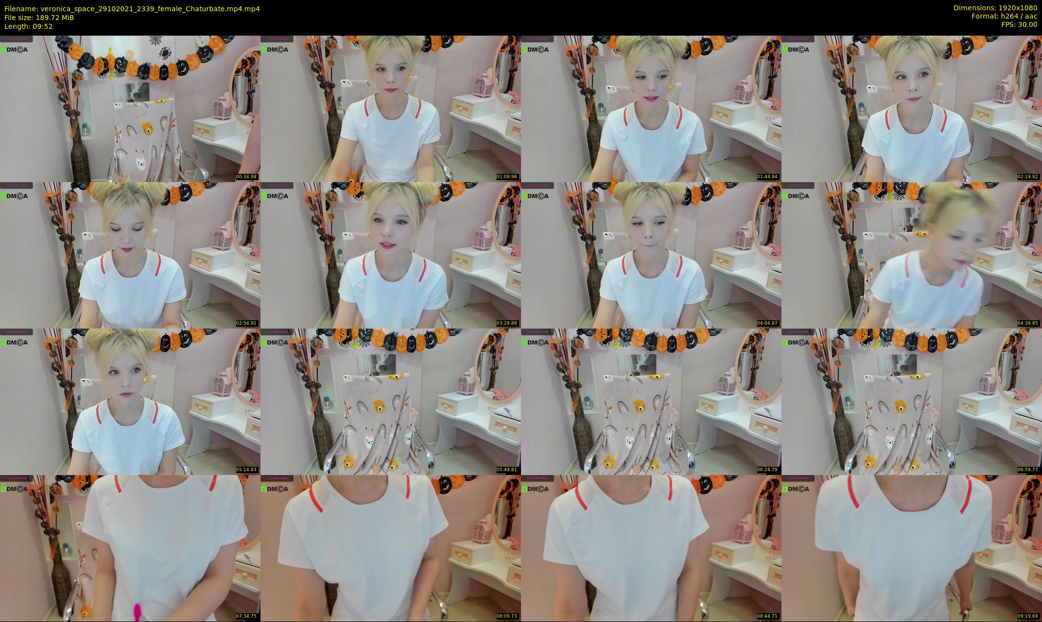 veronica_space — 10 minute Chaturbate female cam show recording, 1080p, Oct 29, 2021